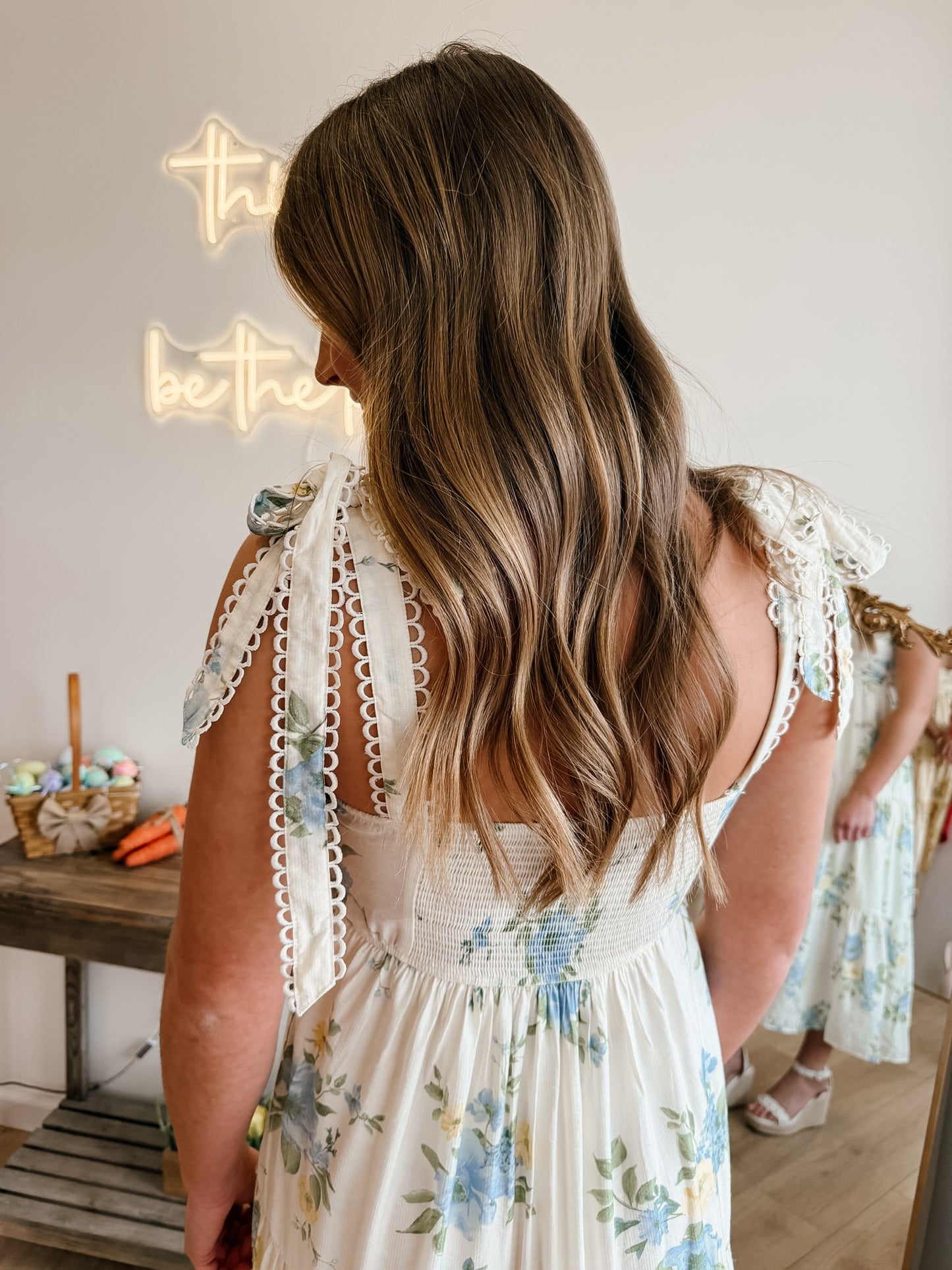 Emily Blue Midi Dress