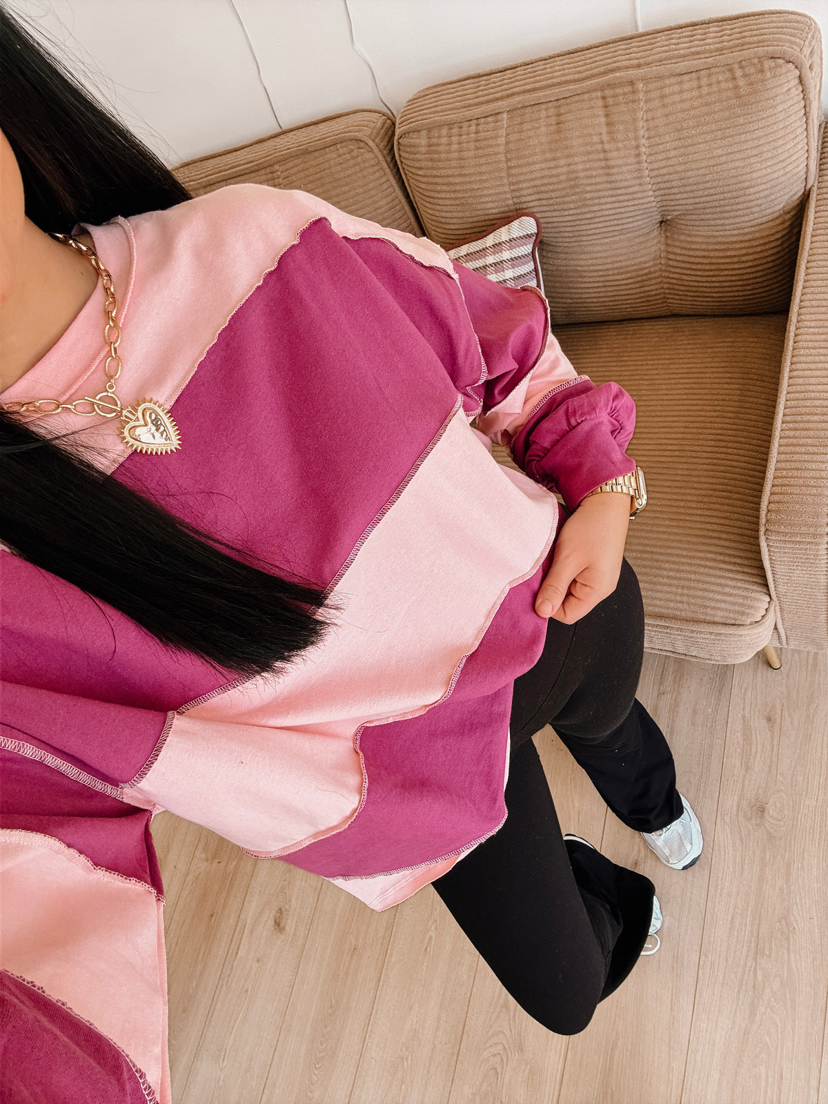 Plum Pretty Oversized Long Sleeve