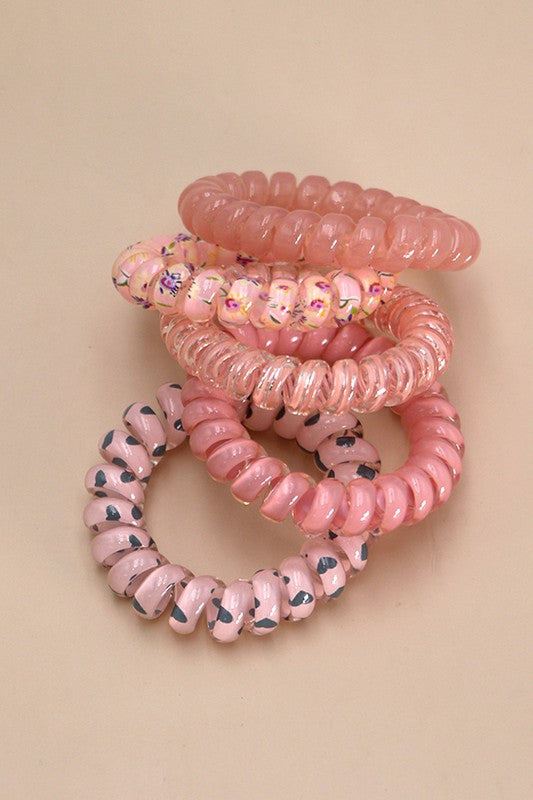 Coil Hair Ties 5 pack