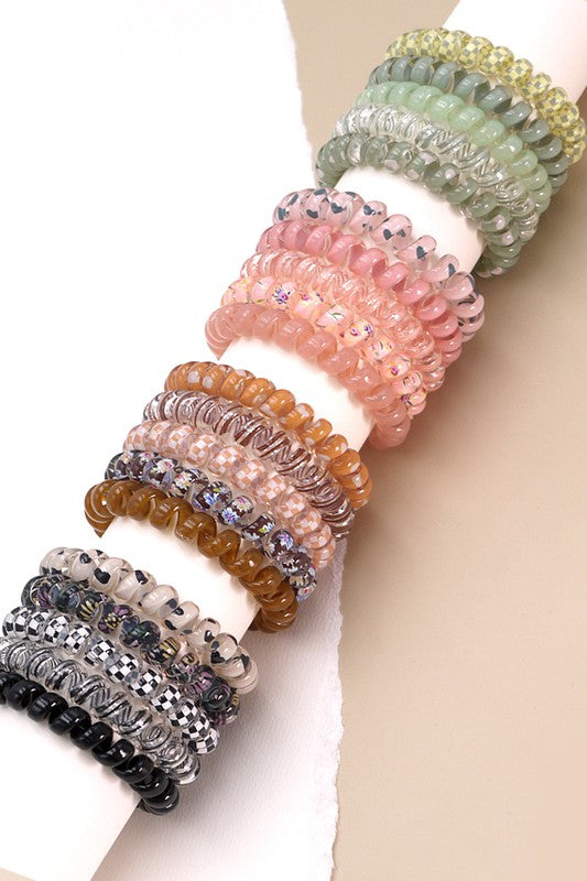 Coil Hair Ties 5 pack