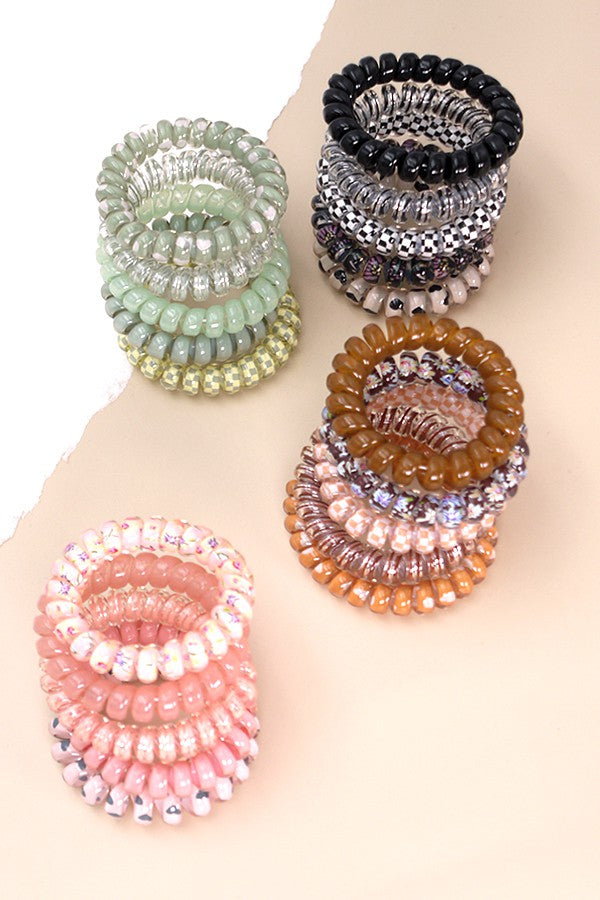 Coil Hair Ties 5 pack