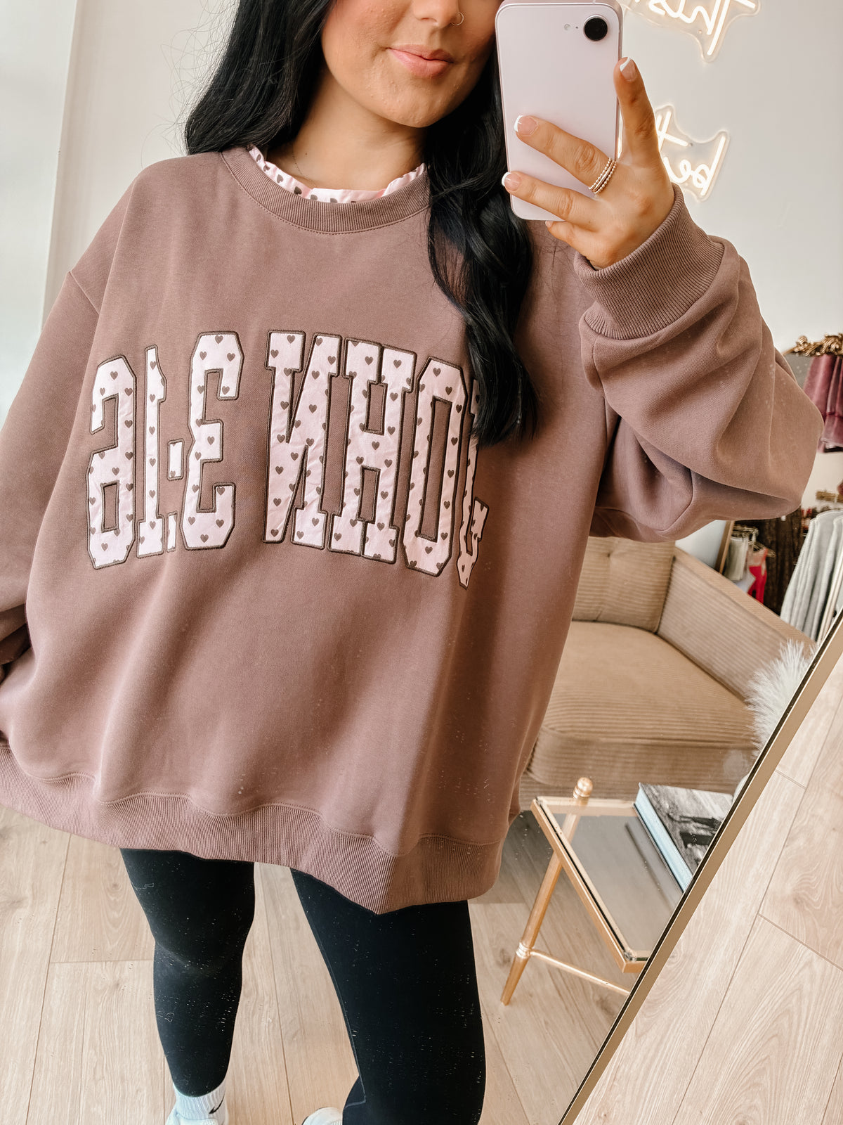 JOHN 3:16 Layered Mockneck