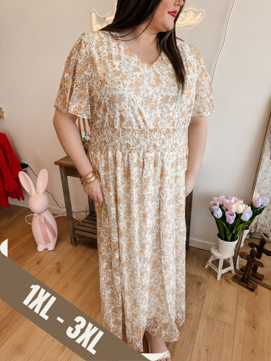 Olivia Yellow Maxi Dress