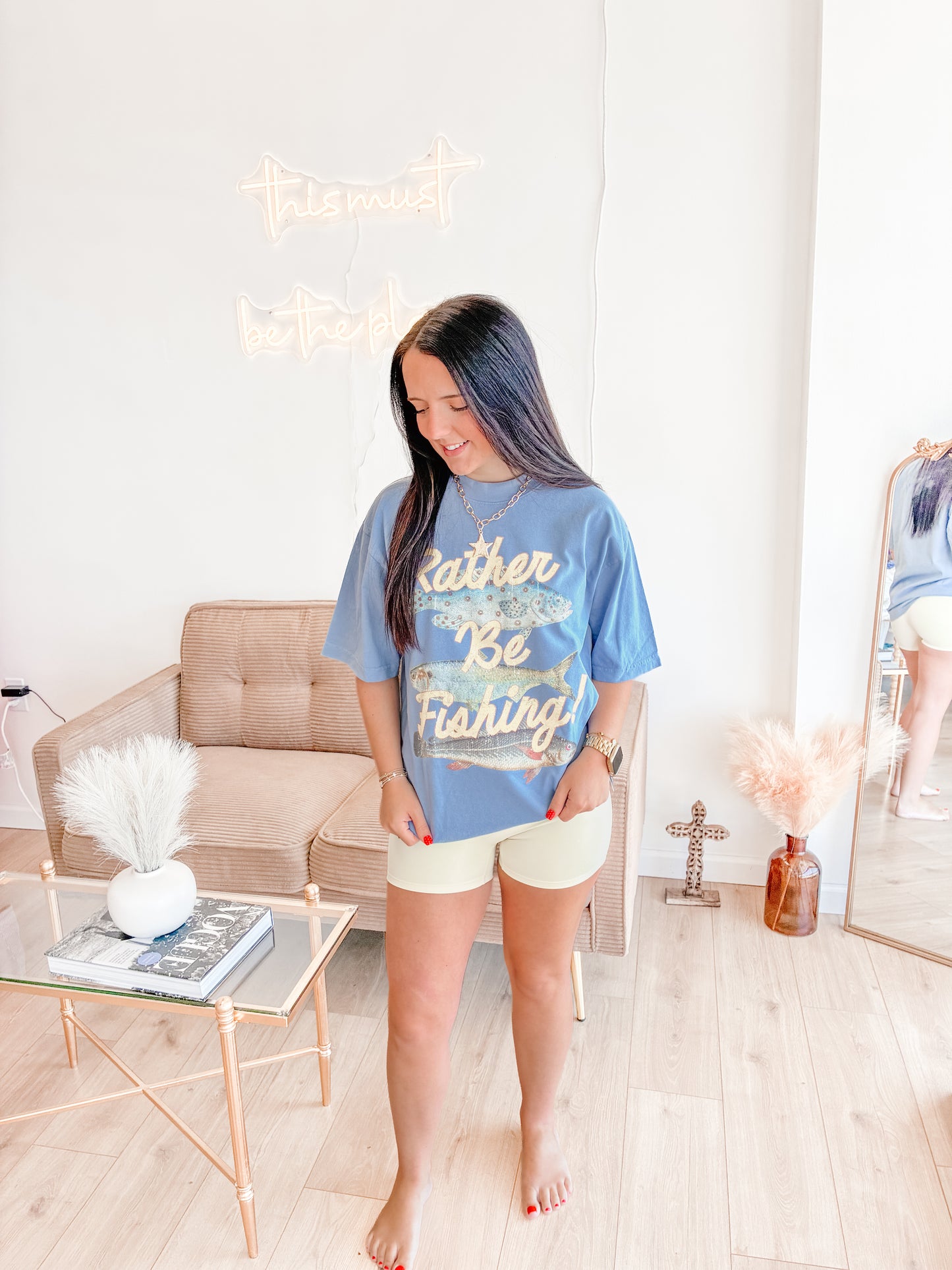 Rather Be Fishing Graphic Tee