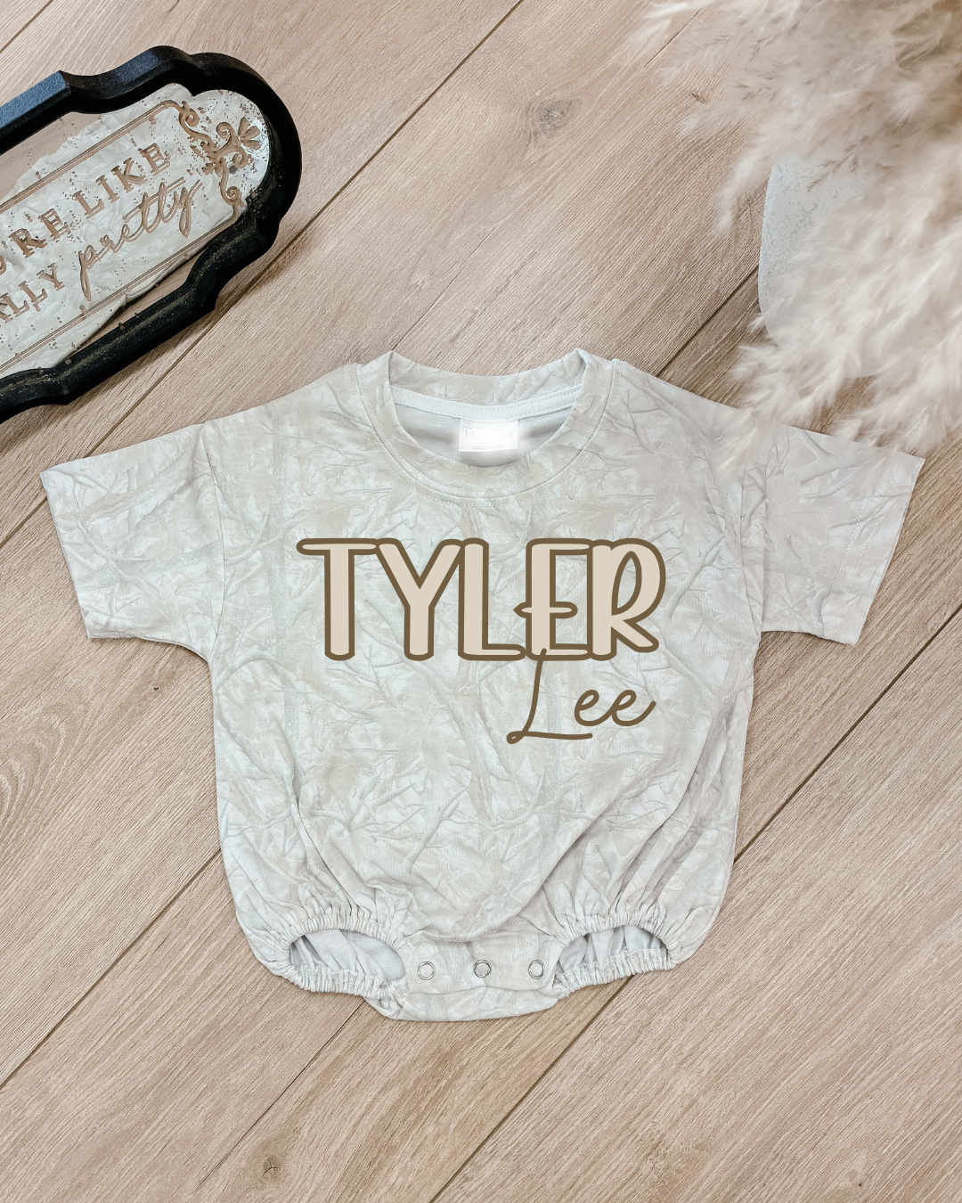 Light Camo CUSTOM Baby & Toddler Bubble **PRE-ORDER**