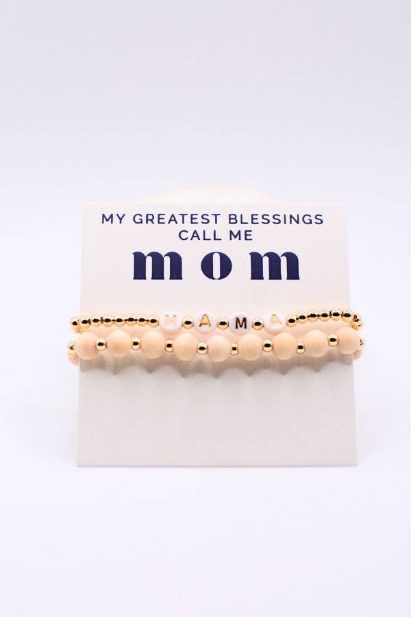 Mom Blessings Bracelet Set