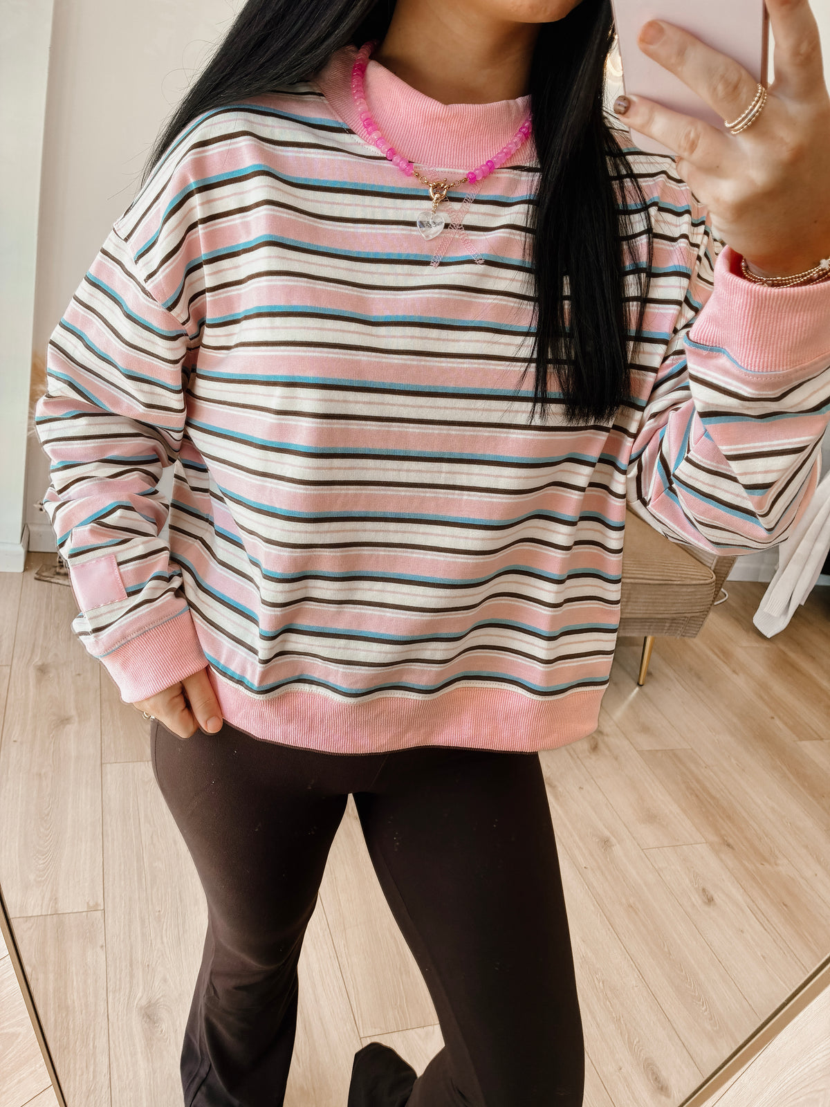 Cotton Candy Mockneck