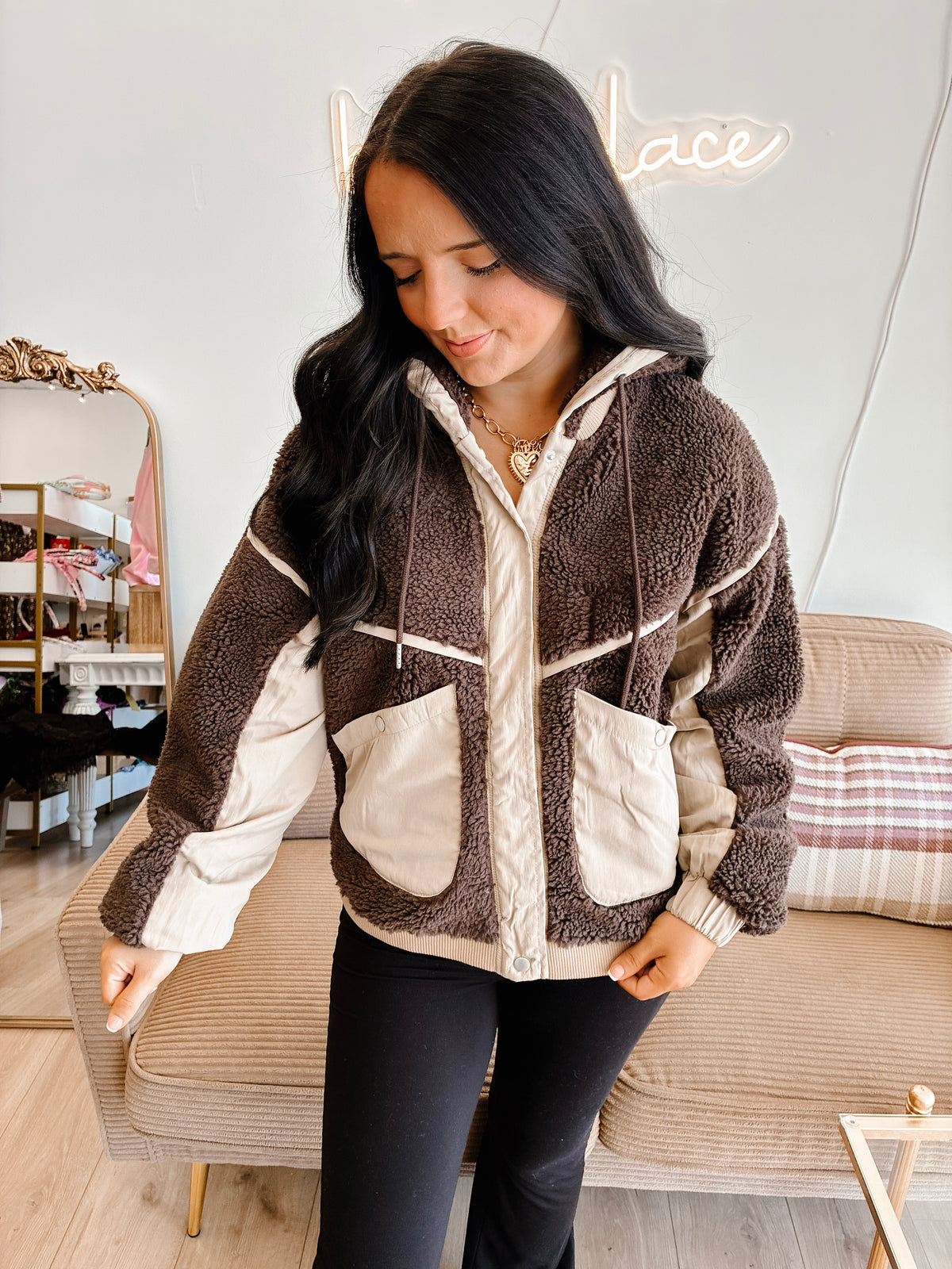 Bonfire Night Sherpa Jacket