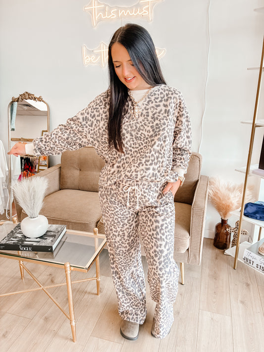 So Fetch Leopard Sweatshirt