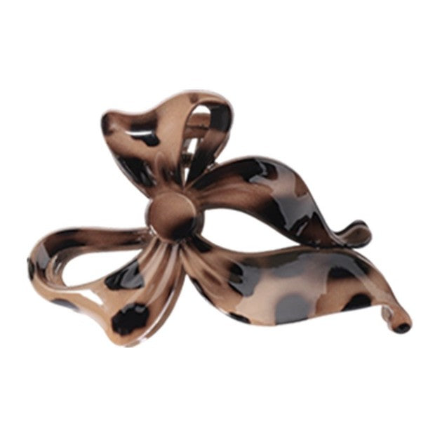 Large Bow Matte Hair Claw Clip