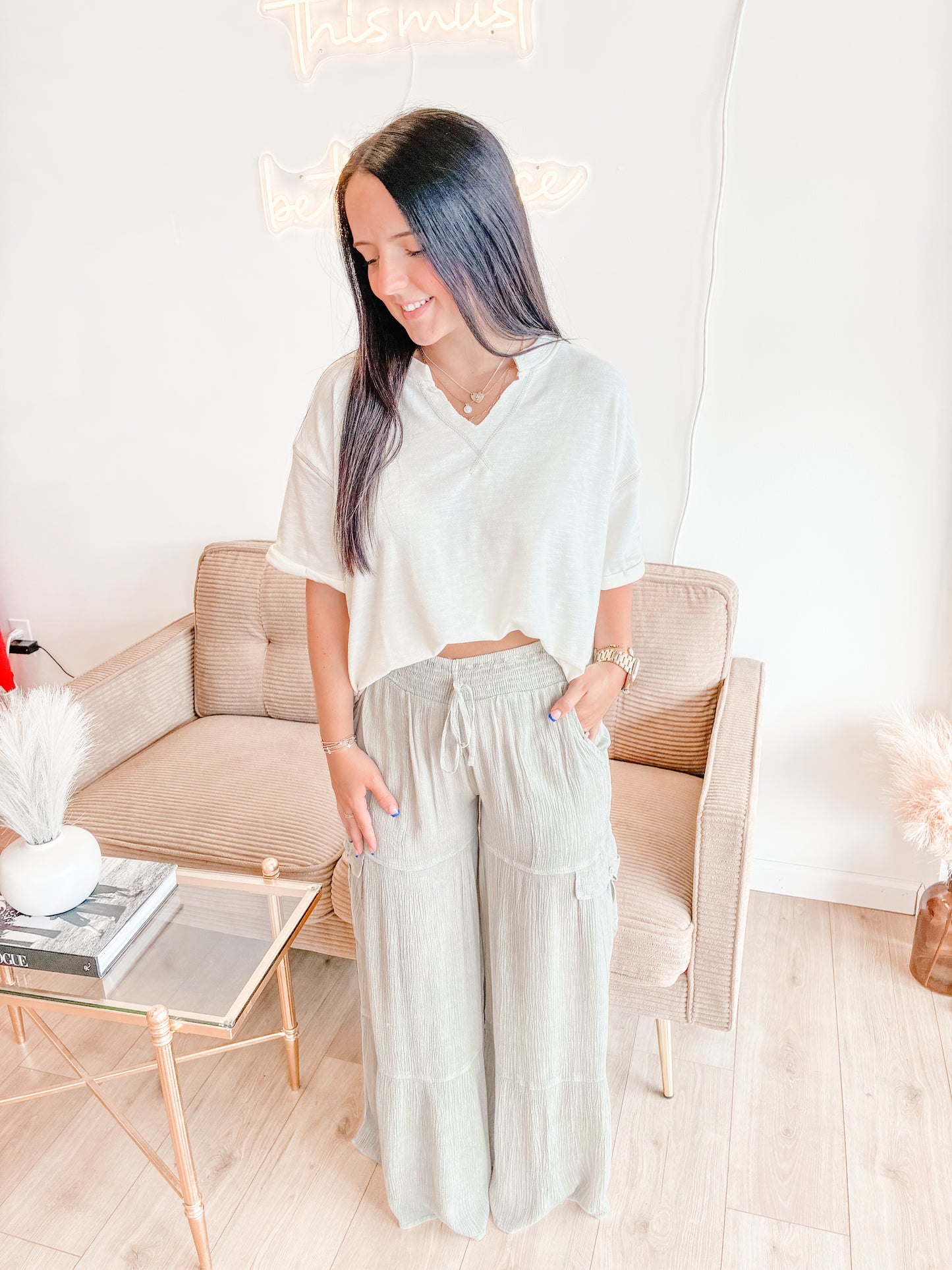 Meadow Mondays Wide Leg Pants