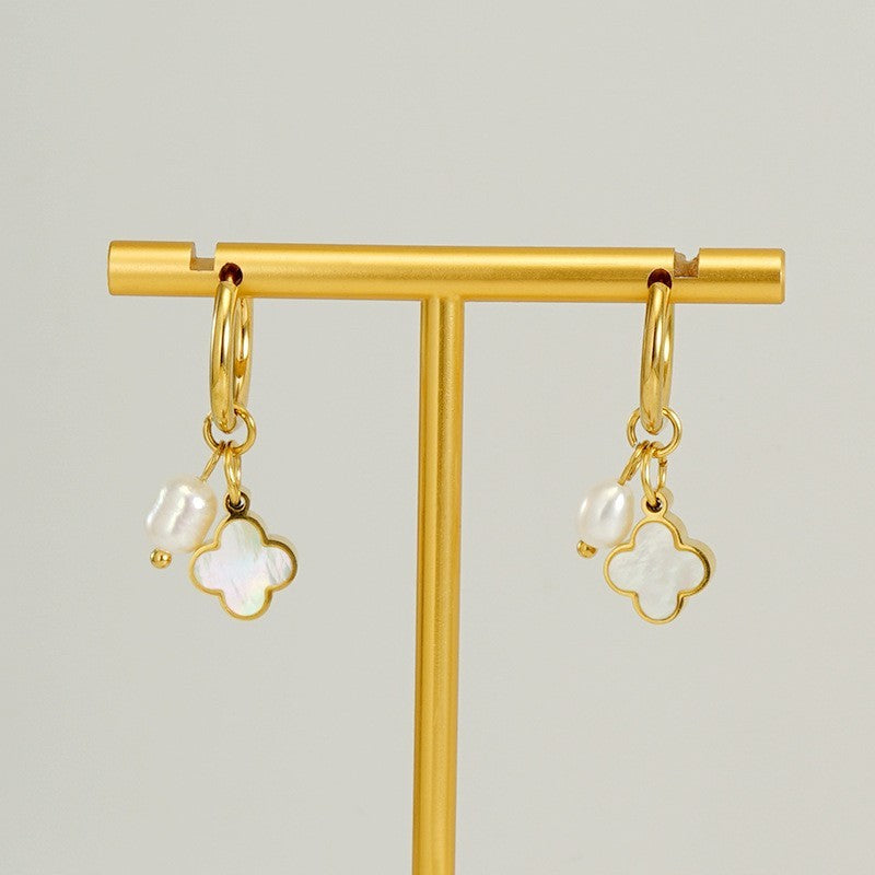 18k Stainless Steel Tarnish Free Waterproof Hoop