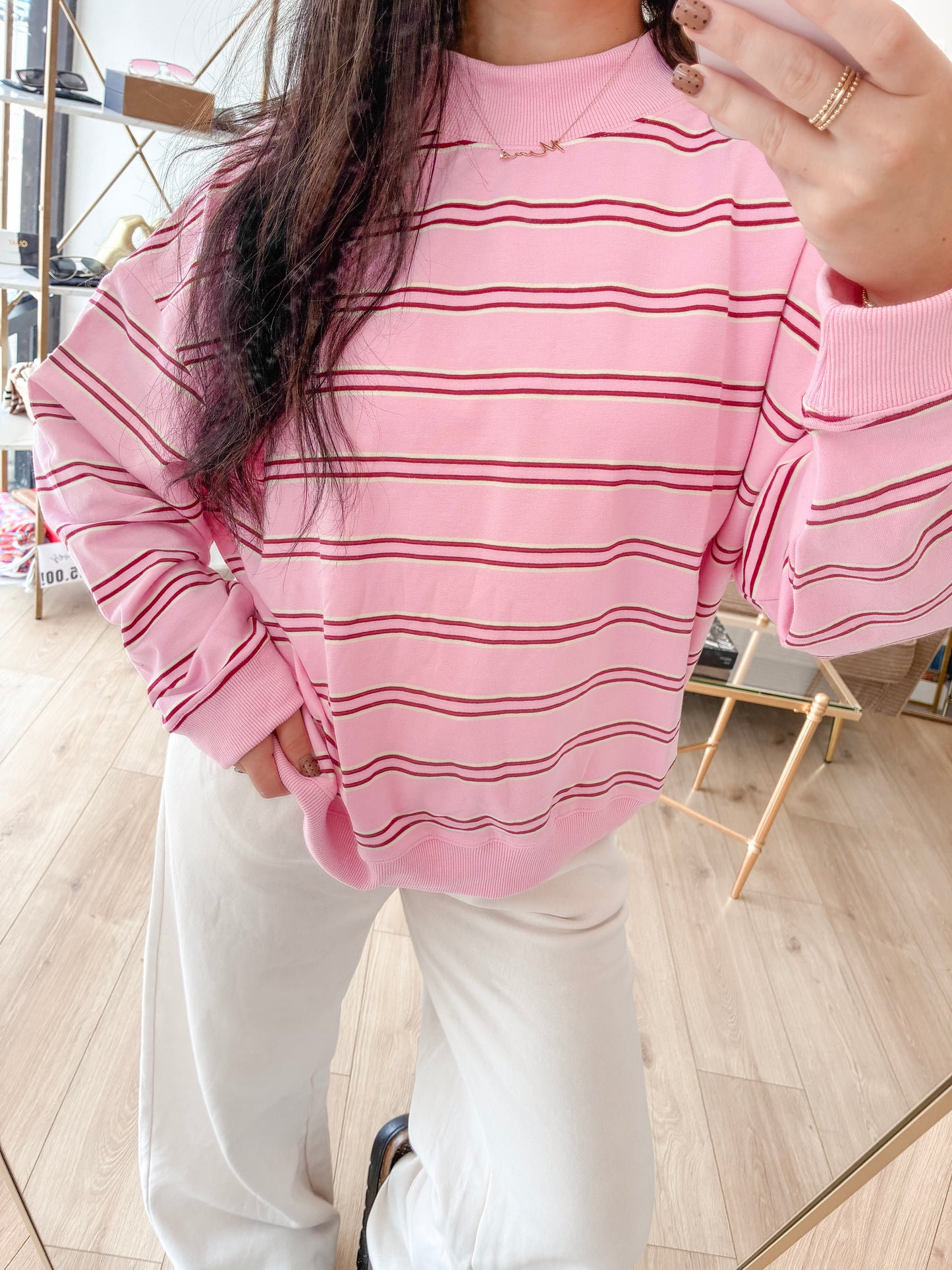 Strawberry Dessert Mockneck