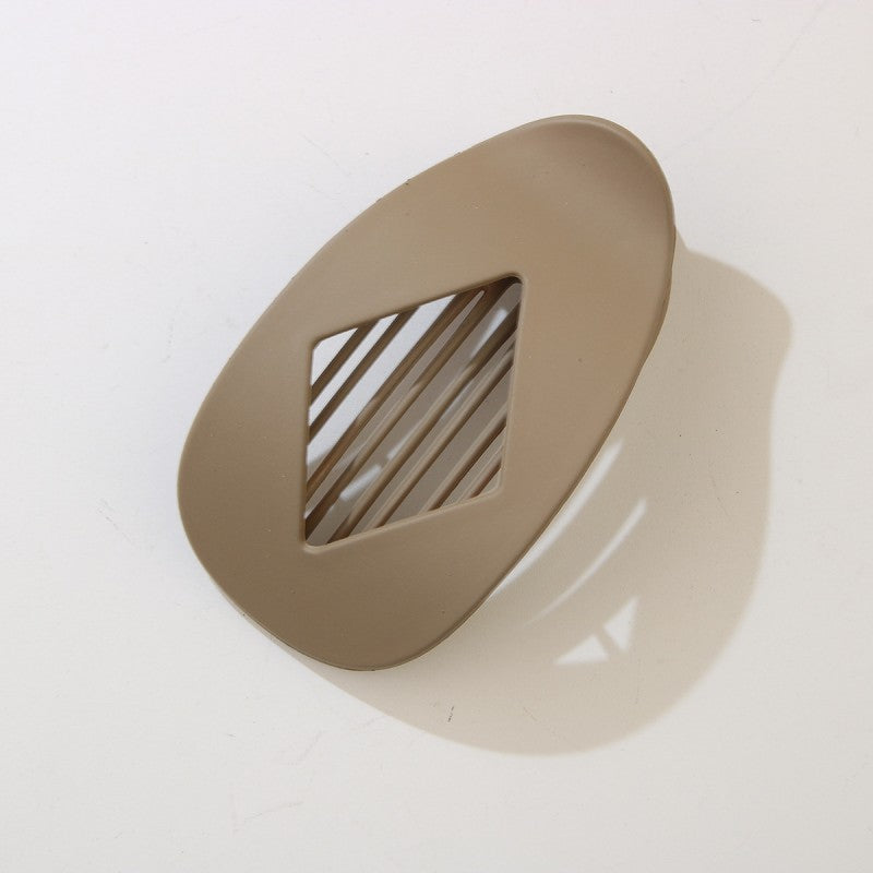 Jumbo Lay Flat Oval Hair Claw Clips Secure Styling