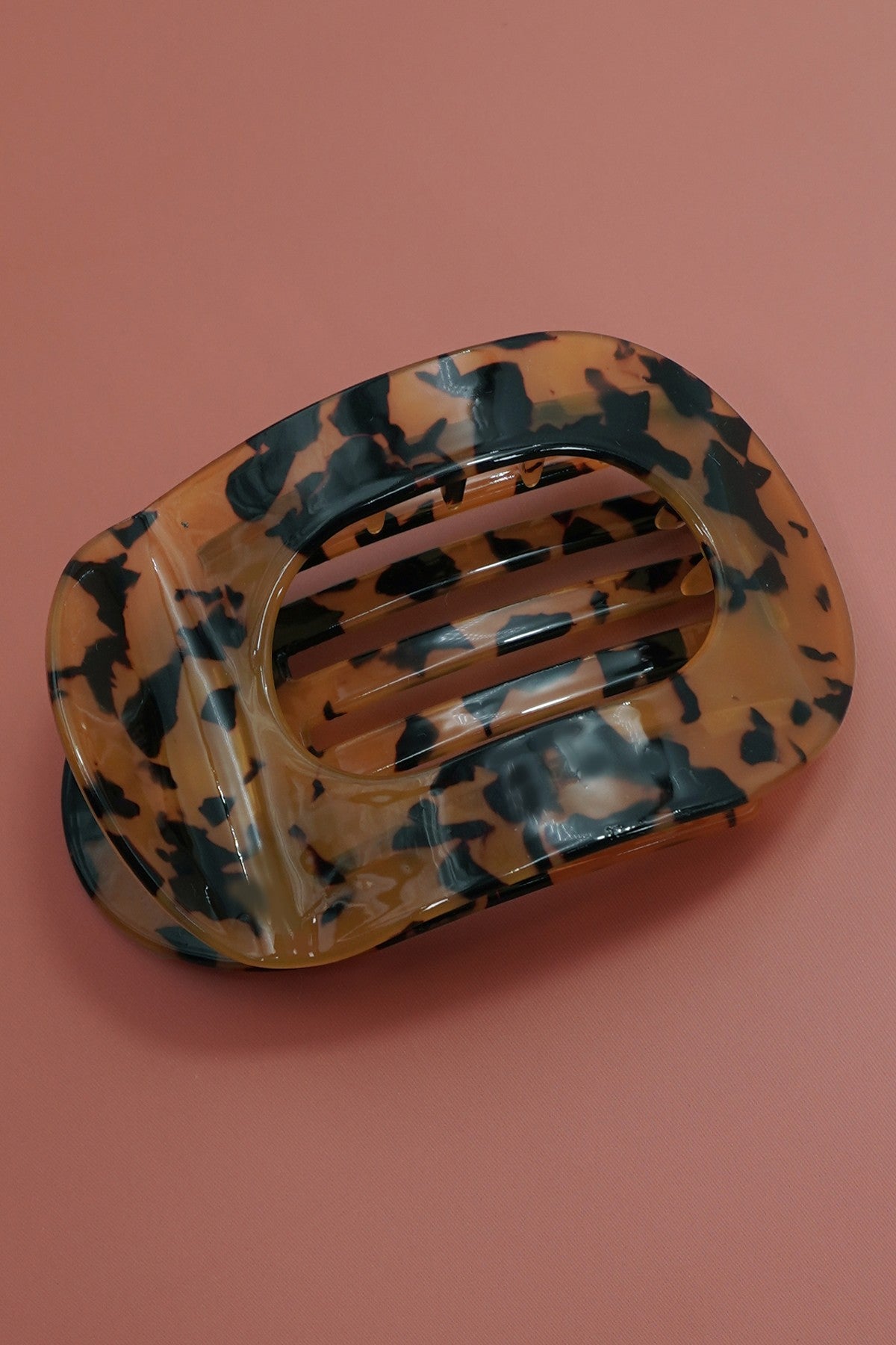 Jumbo Lay Flat Oval Hair Claw Clips Secure Styling