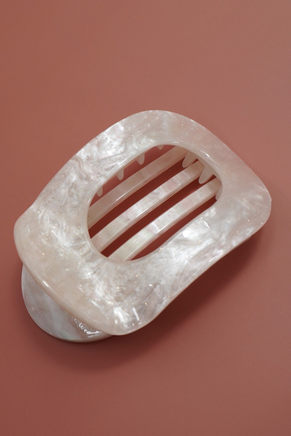 Jumbo Lay Flat Oval Hair Claw Clips Secure Styling