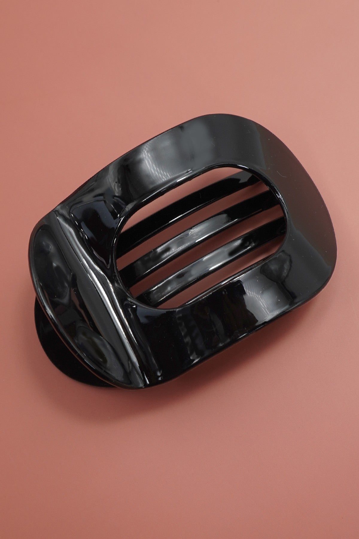 Jumbo Lay Flat Oval Hair Claw Clips Secure Styling