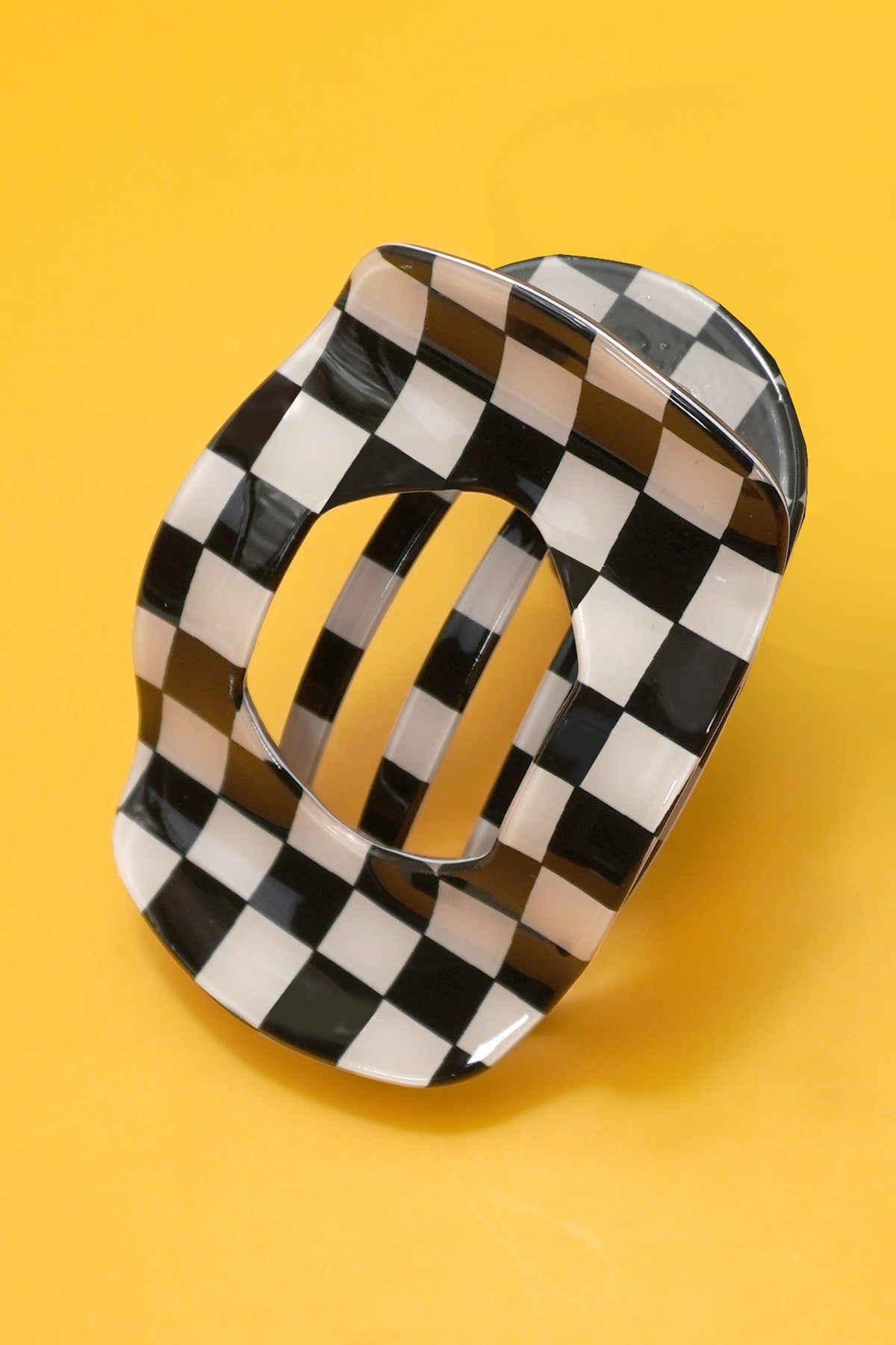 Jumbo Lay Flat Oval Hair Claw Clips Secure Styling