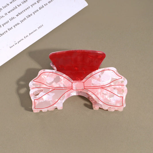 Acetate Novelty  Bow Hair Claw