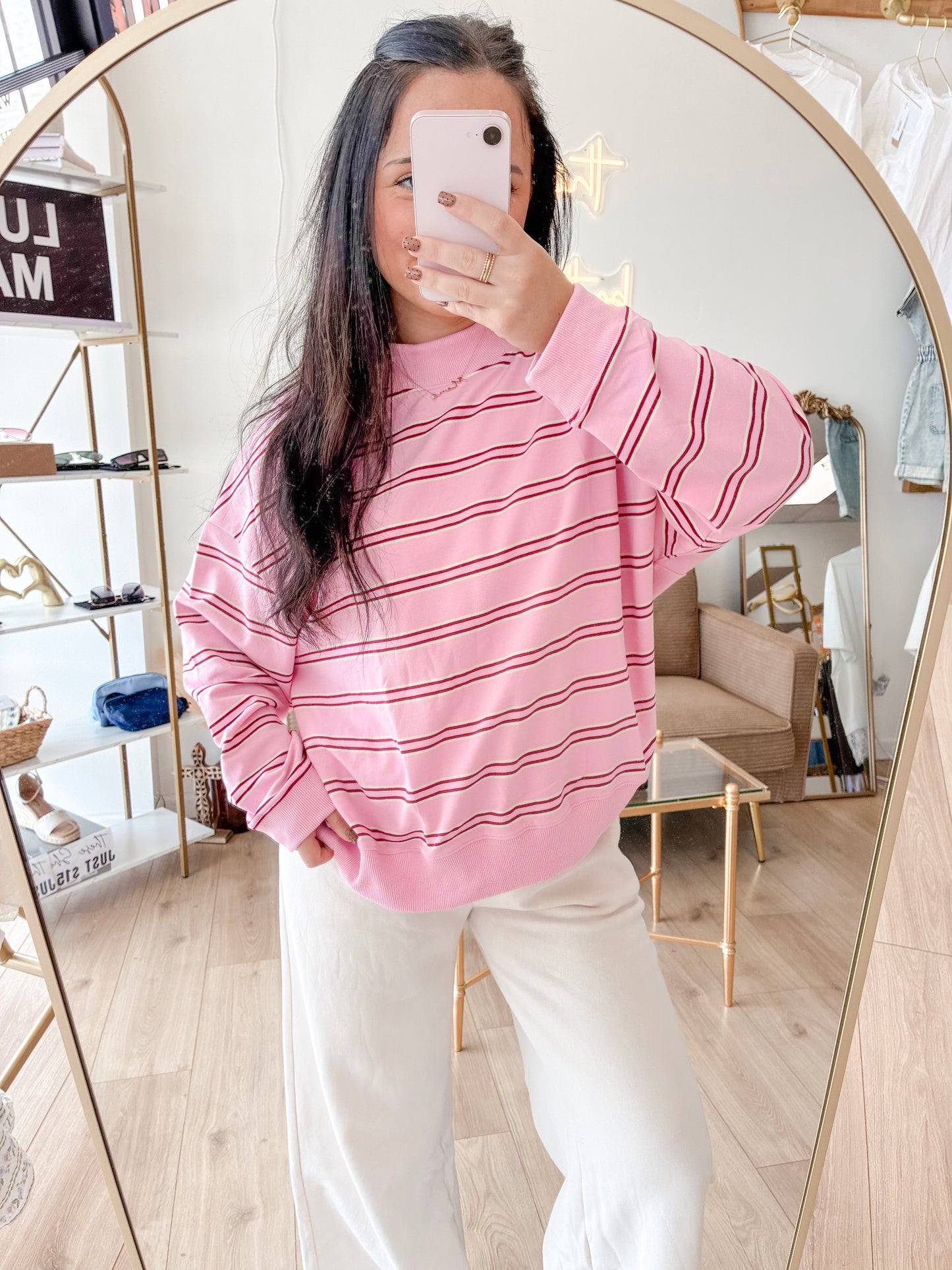 Strawberry Dessert Mockneck
