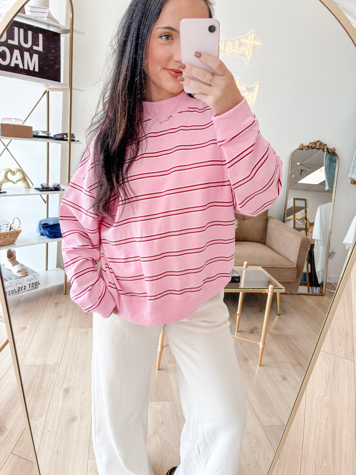 Strawberry Dessert Mockneck