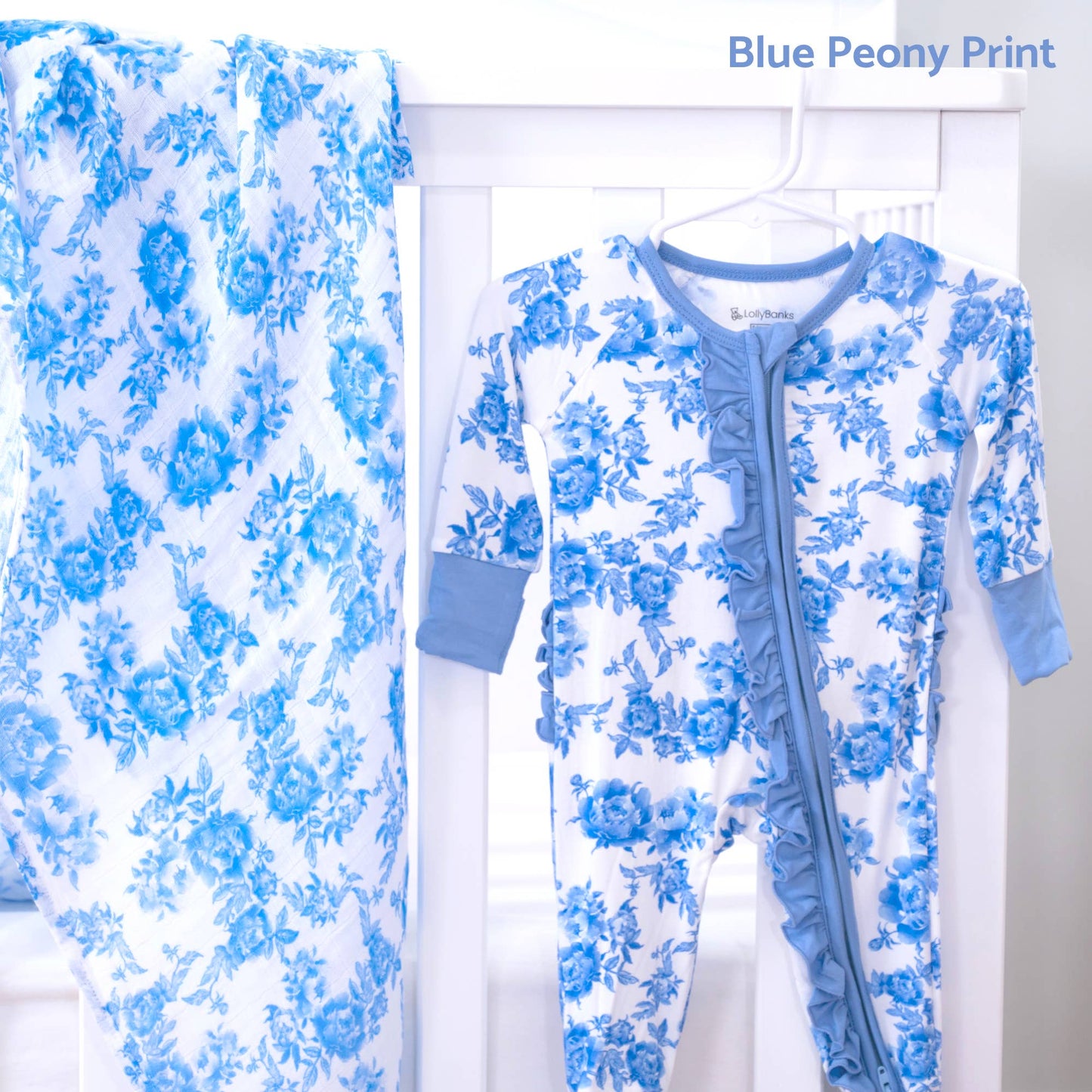 A Peony For Your Thoughts Baby Bamboo Pajamas