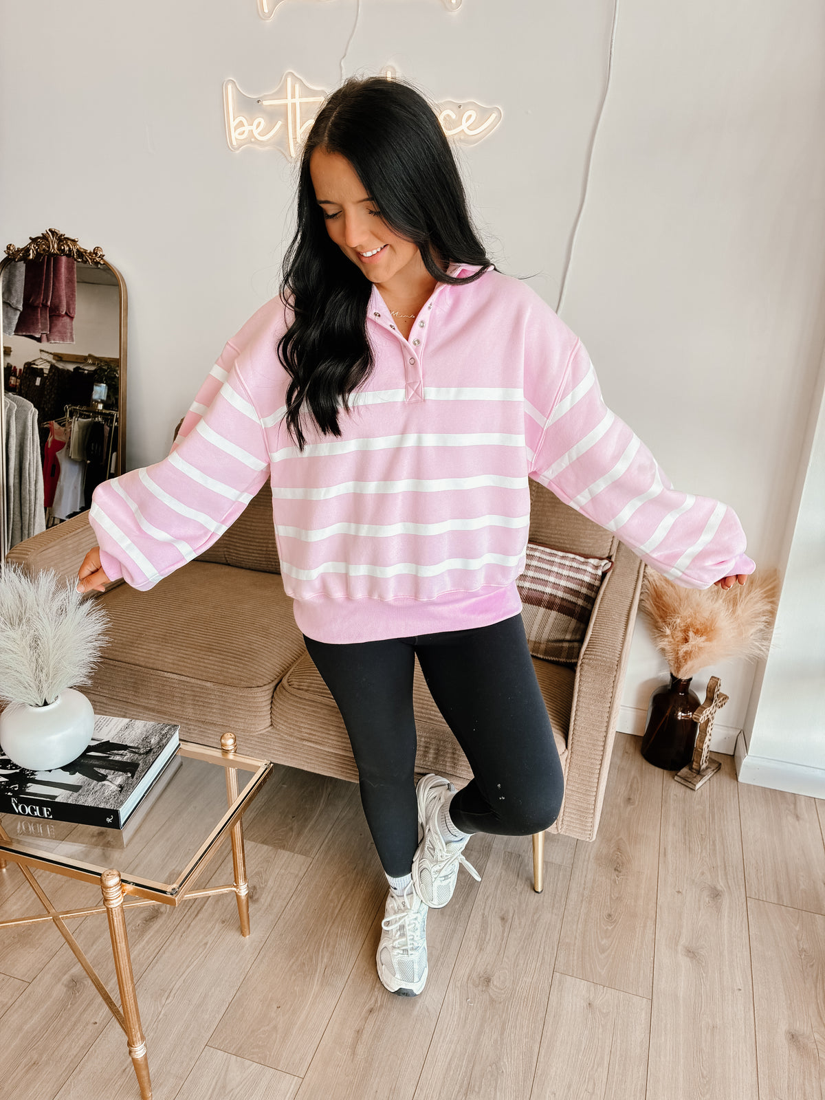 Addison Stripe Pullover