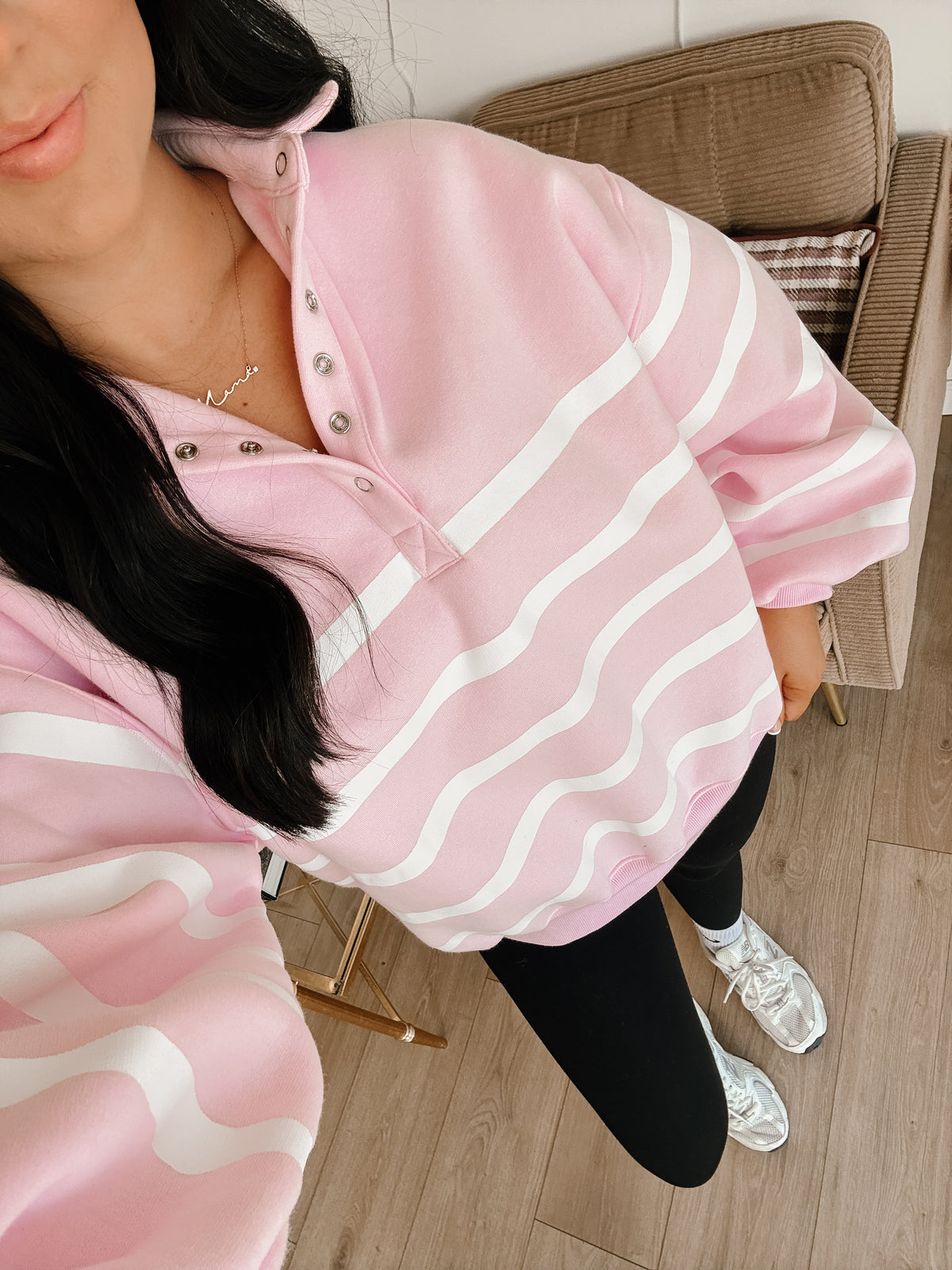 Addison Stripe Pullover
