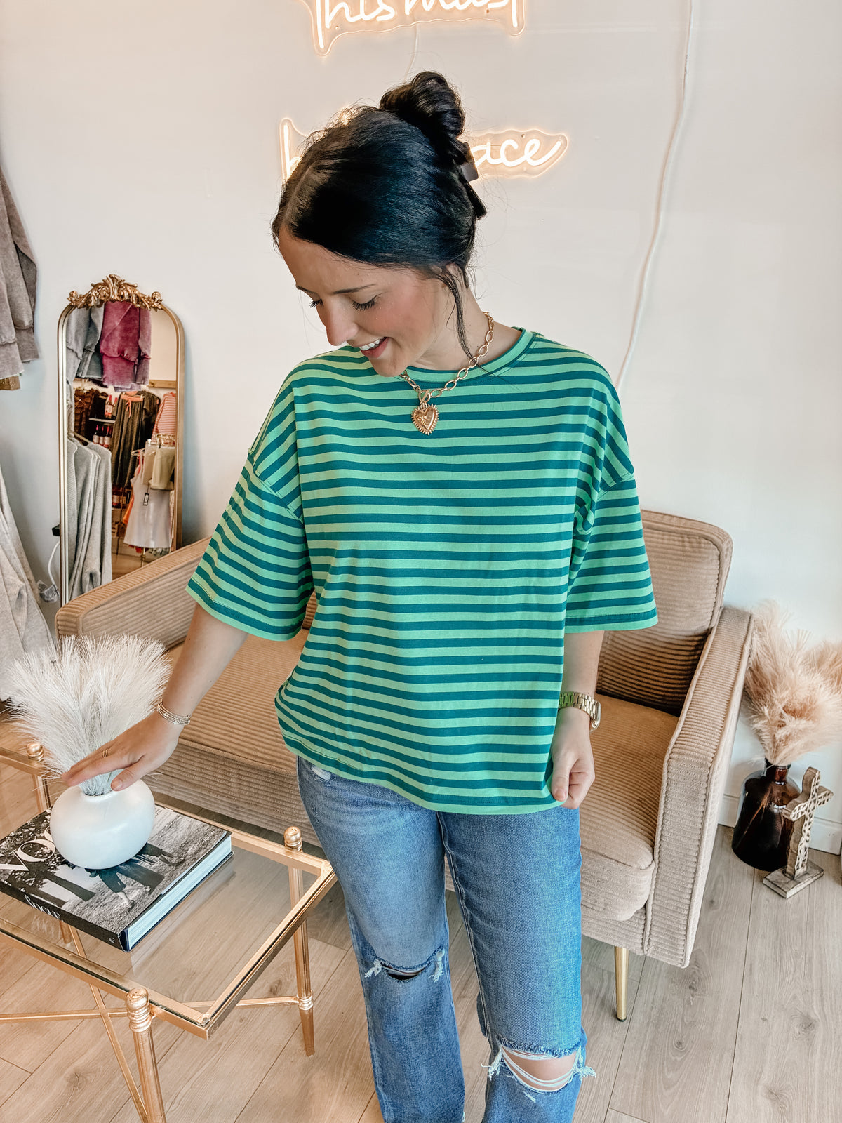 Grass is Greener Boyfriend Tee