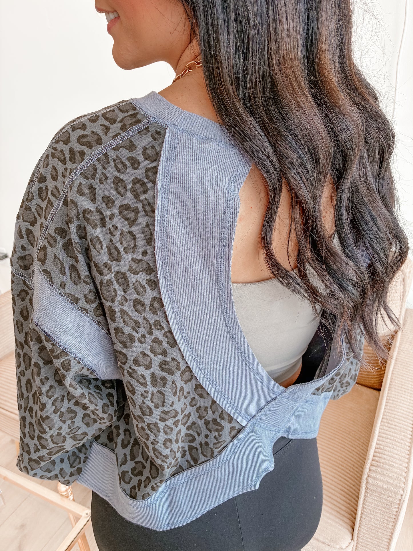 In the Wild Open Back Top (Grey)