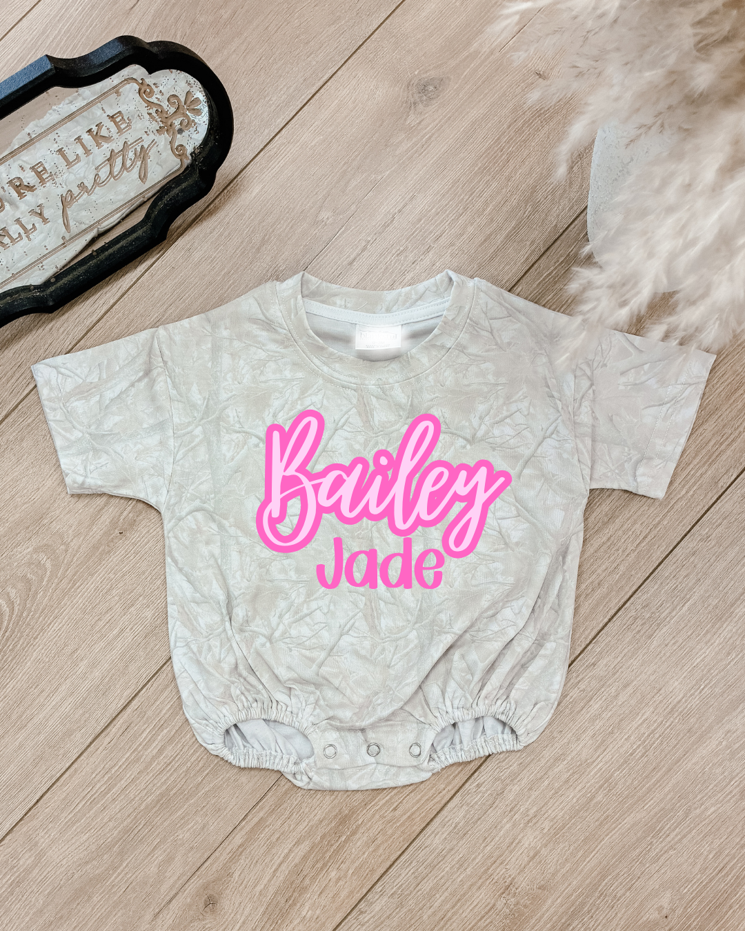 Light Camo CUSTOM Baby & Toddler Bubble **PRE-ORDER**