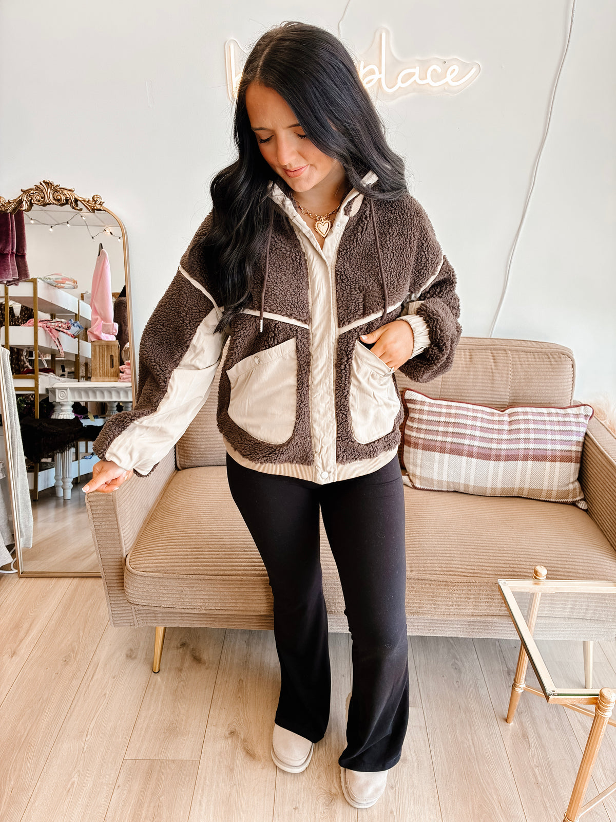 Bonfire Night Sherpa Jacket