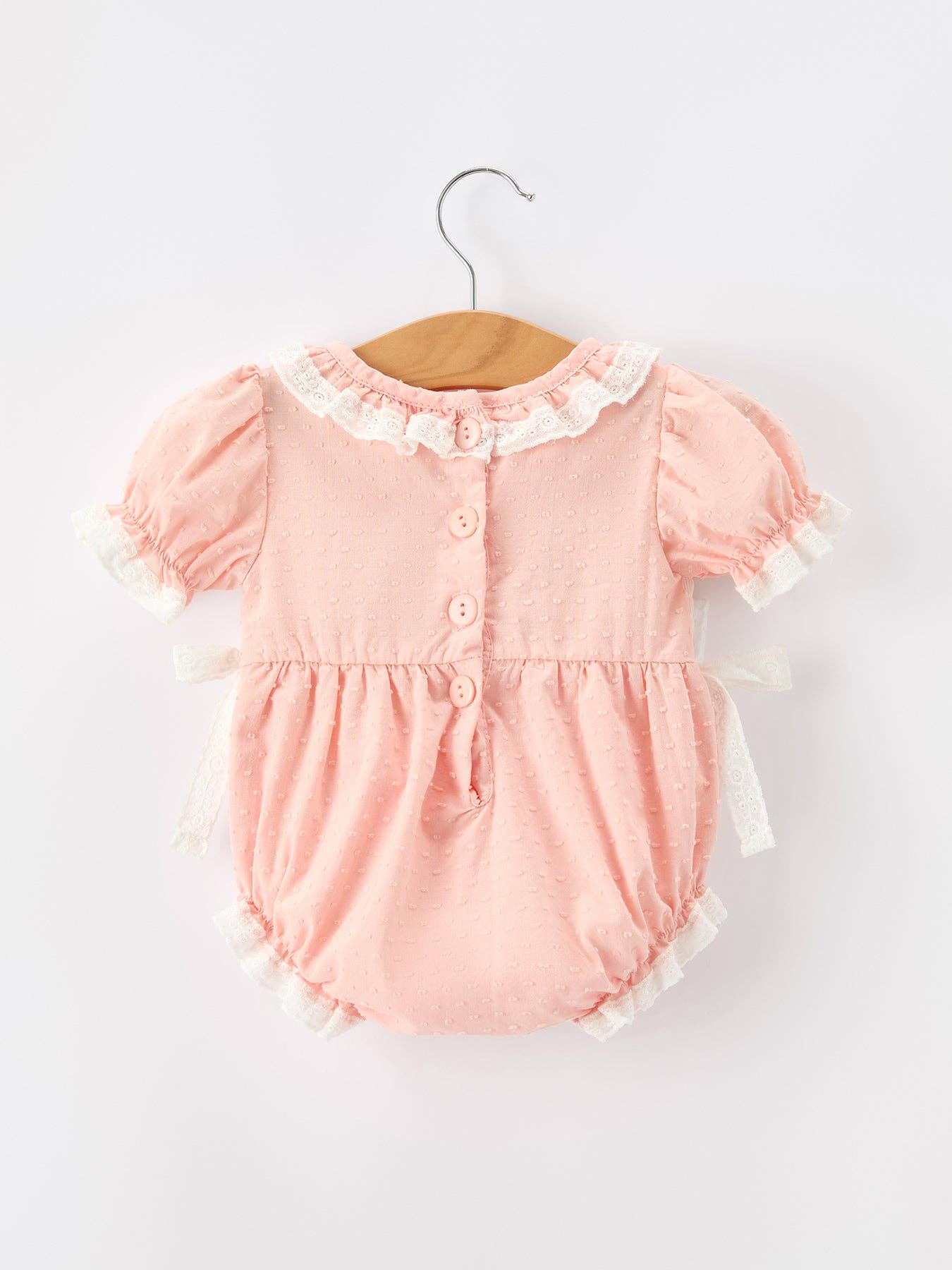 Western Horse Embroidery Girls Romper