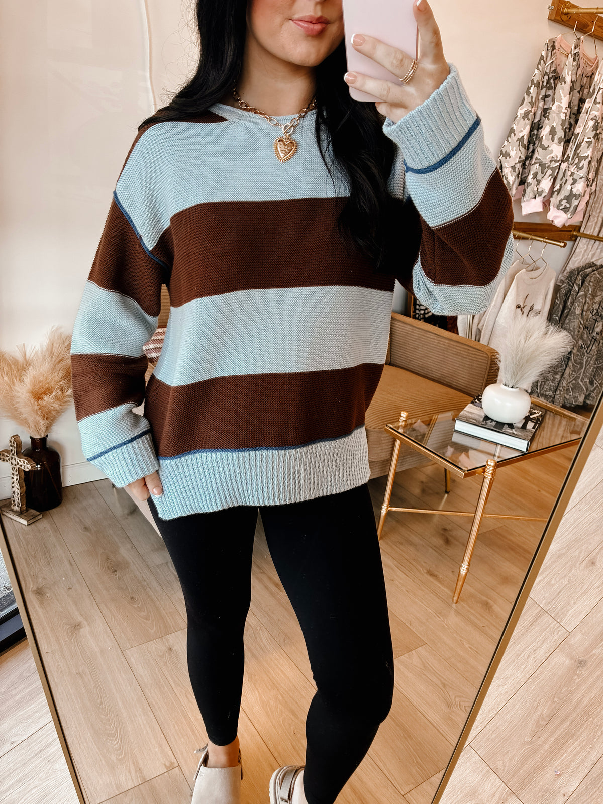 East Coast Stripe Knit Sweater
