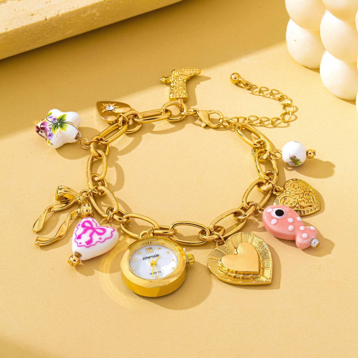 Vintage Charm Watch Bracelet