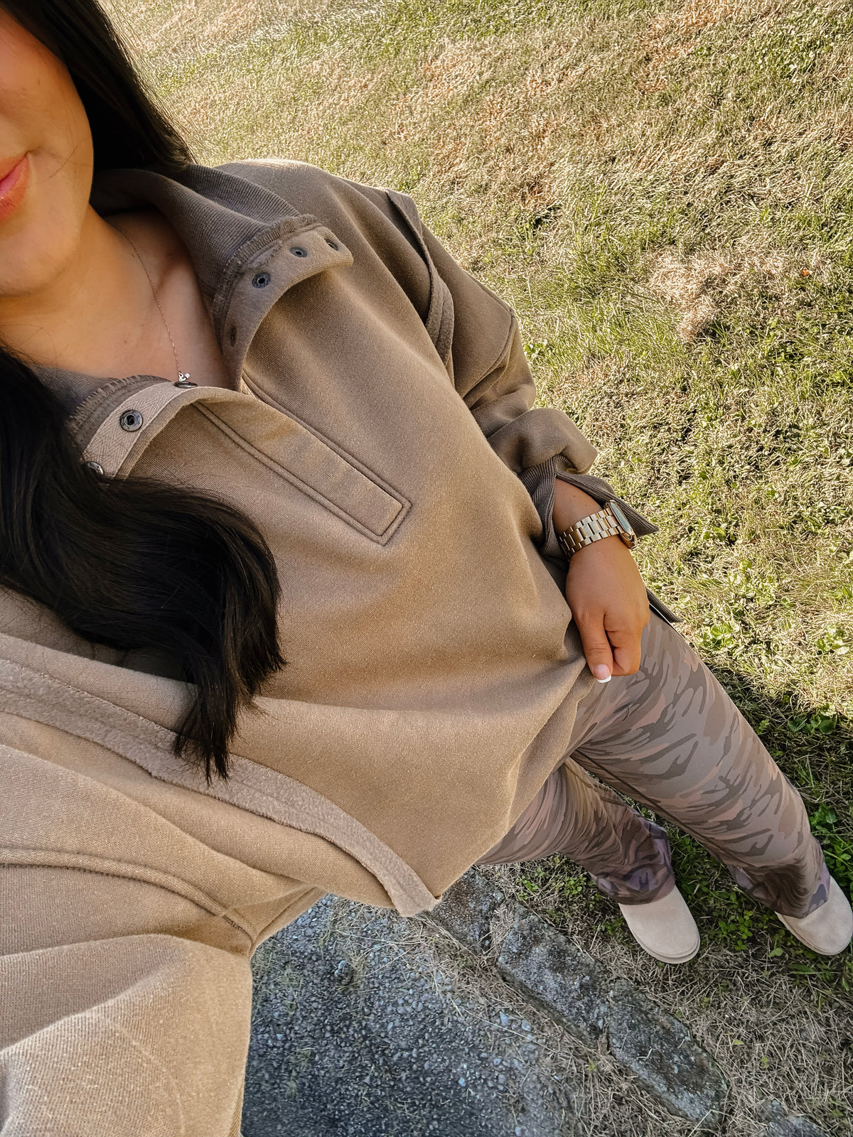 Smoked Oak Sculpt Flare Leggings