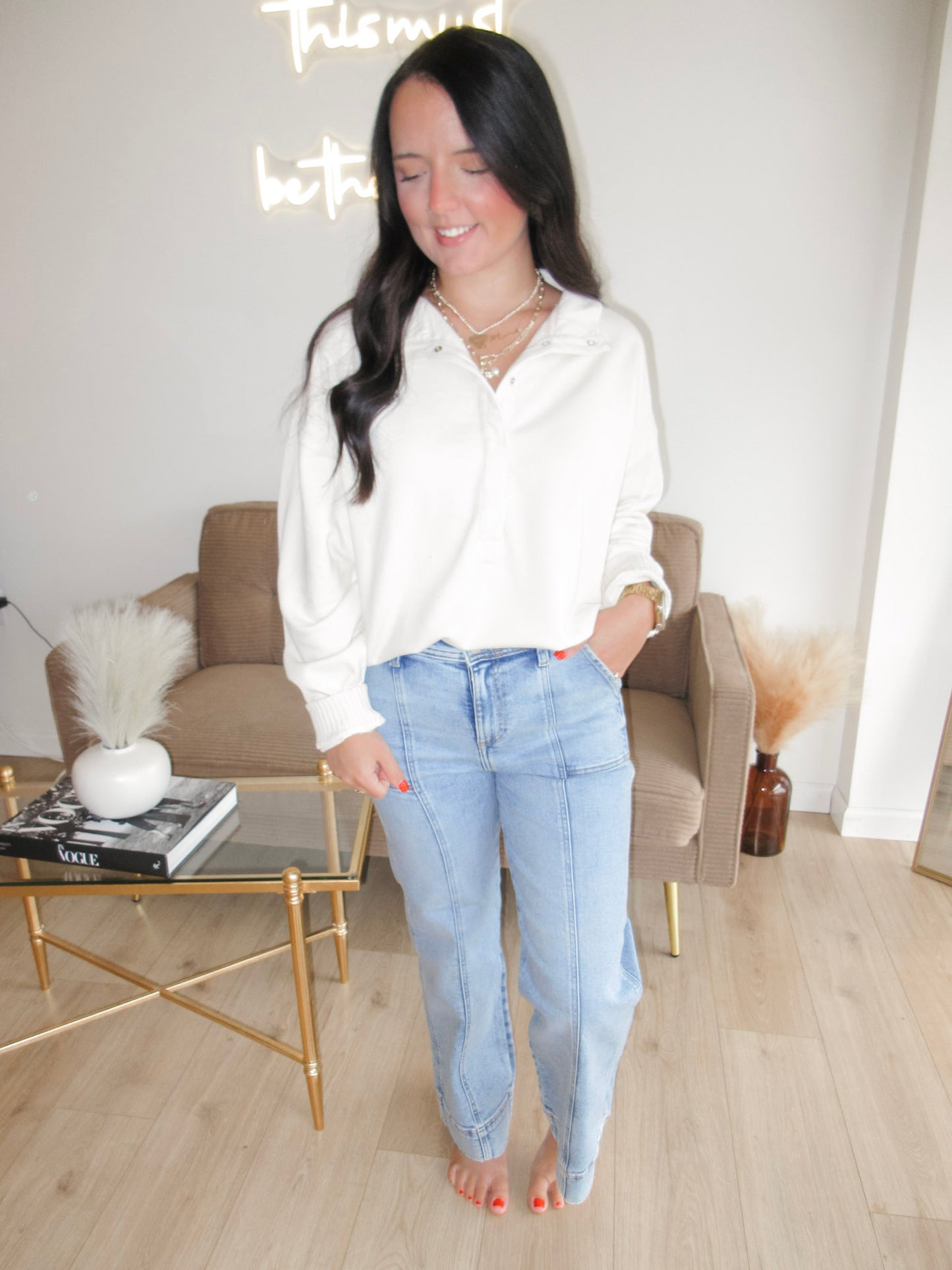 Cold Foam Oversized Pullover