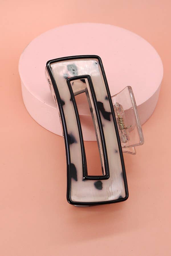Hollow Tortoise Hair Claw Clip 2 colors