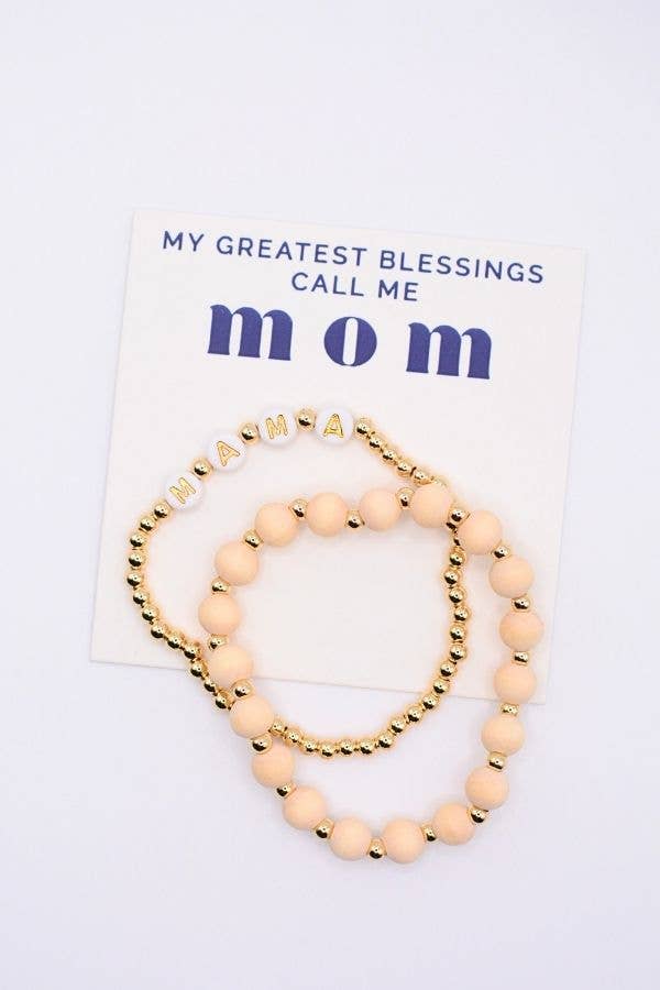 Mom Blessings Bracelet Set