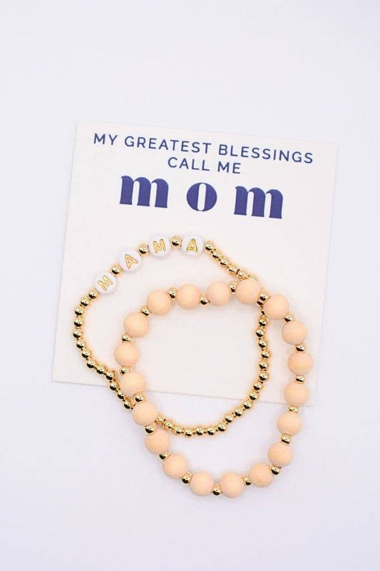 Mom Blessings Bracelet Set