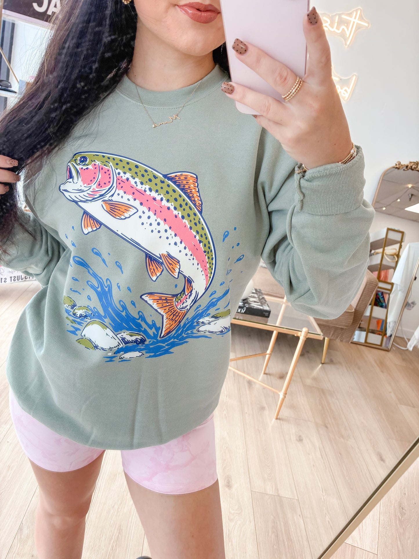 Jumping Fish Crewneck