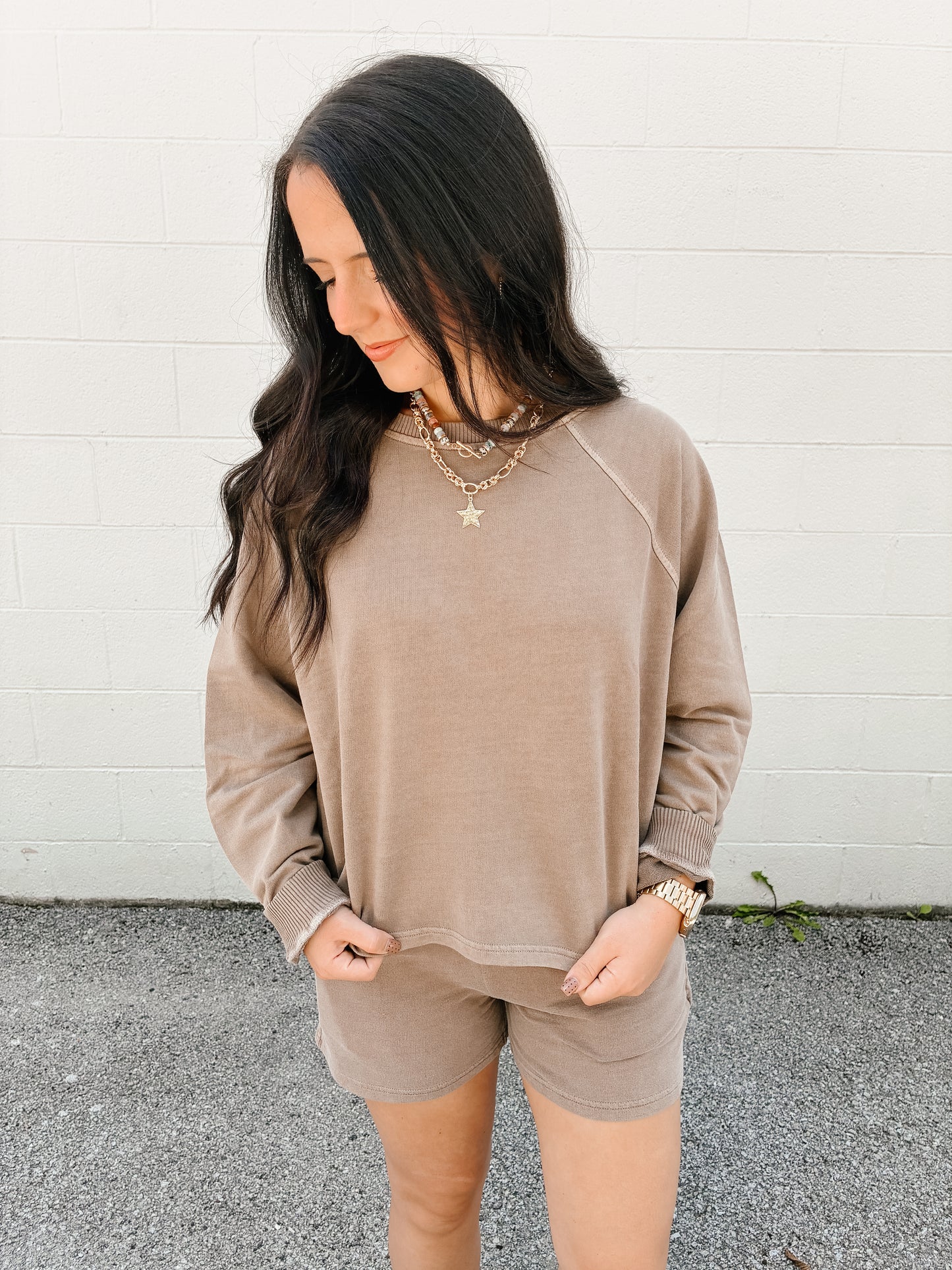 Pretty Pigment Short Set - Mocha