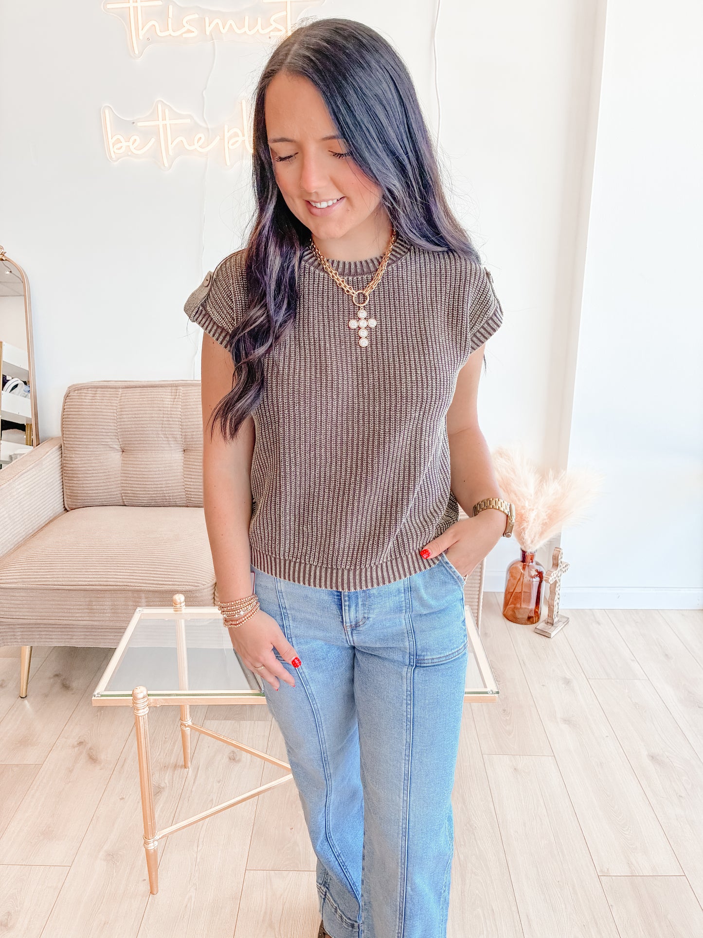 Chestnut Sweater Vest