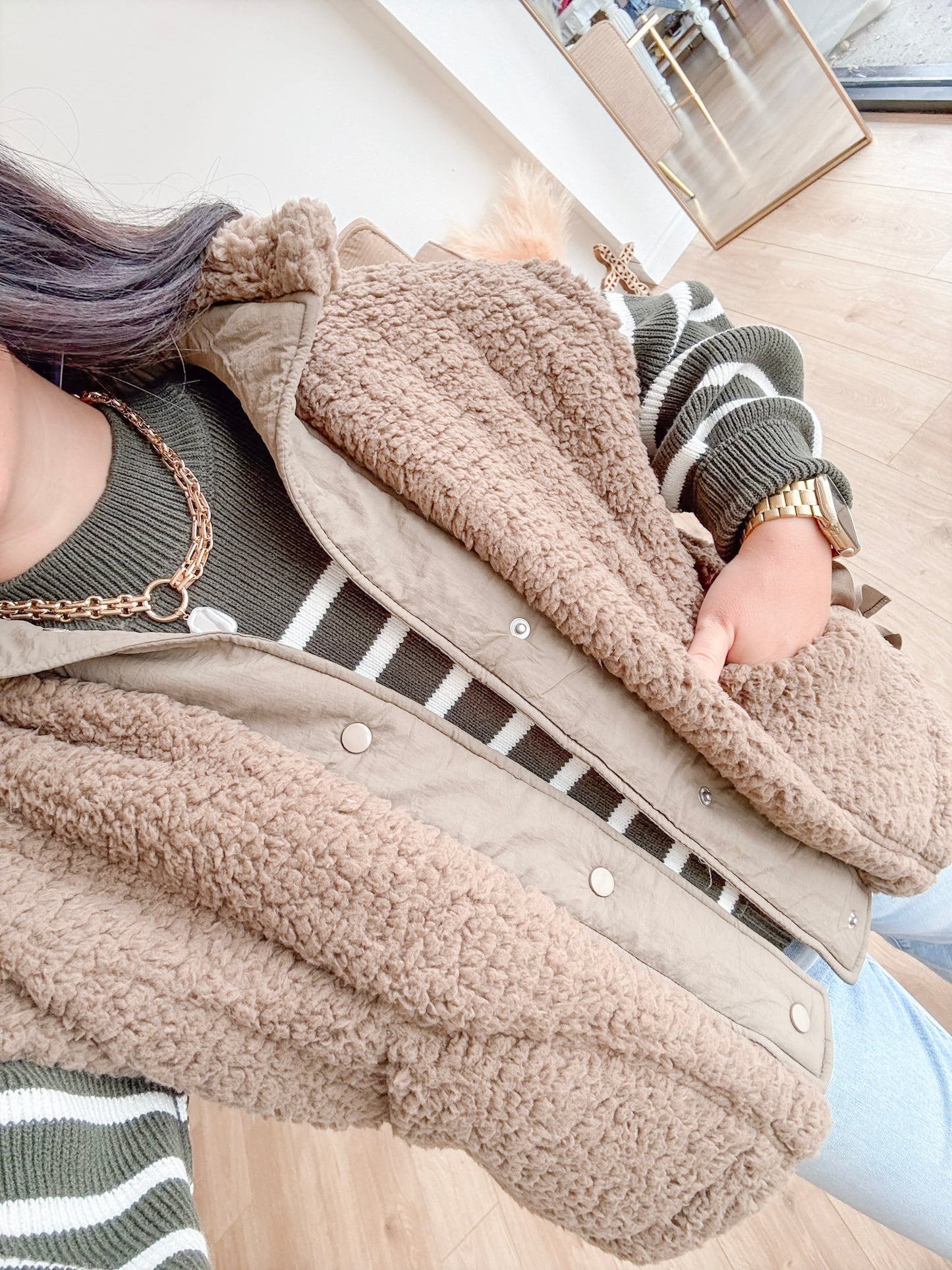 Crisp Morning Sweater - Dark Olive