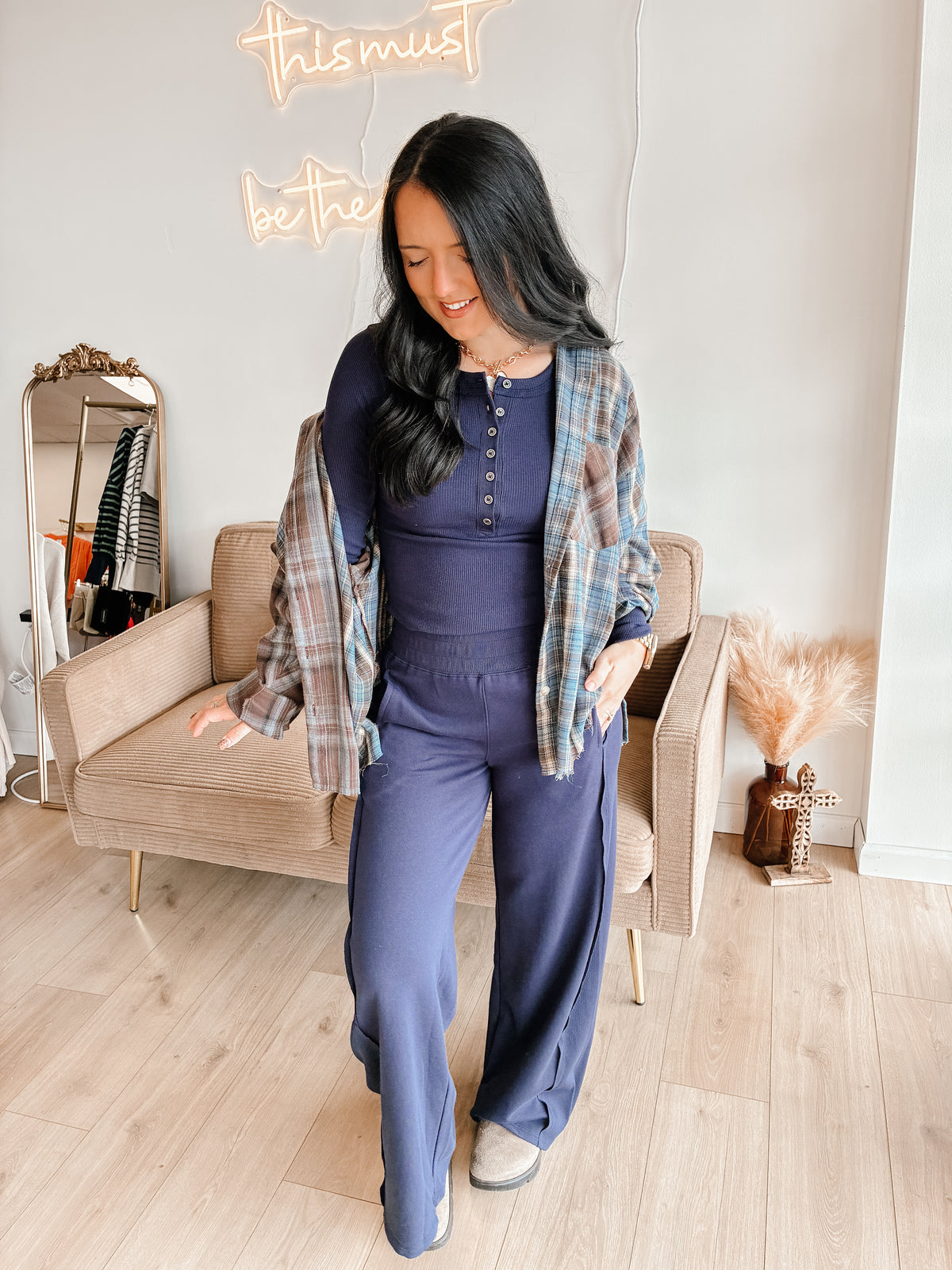 Staycation Lounge Set - Navy