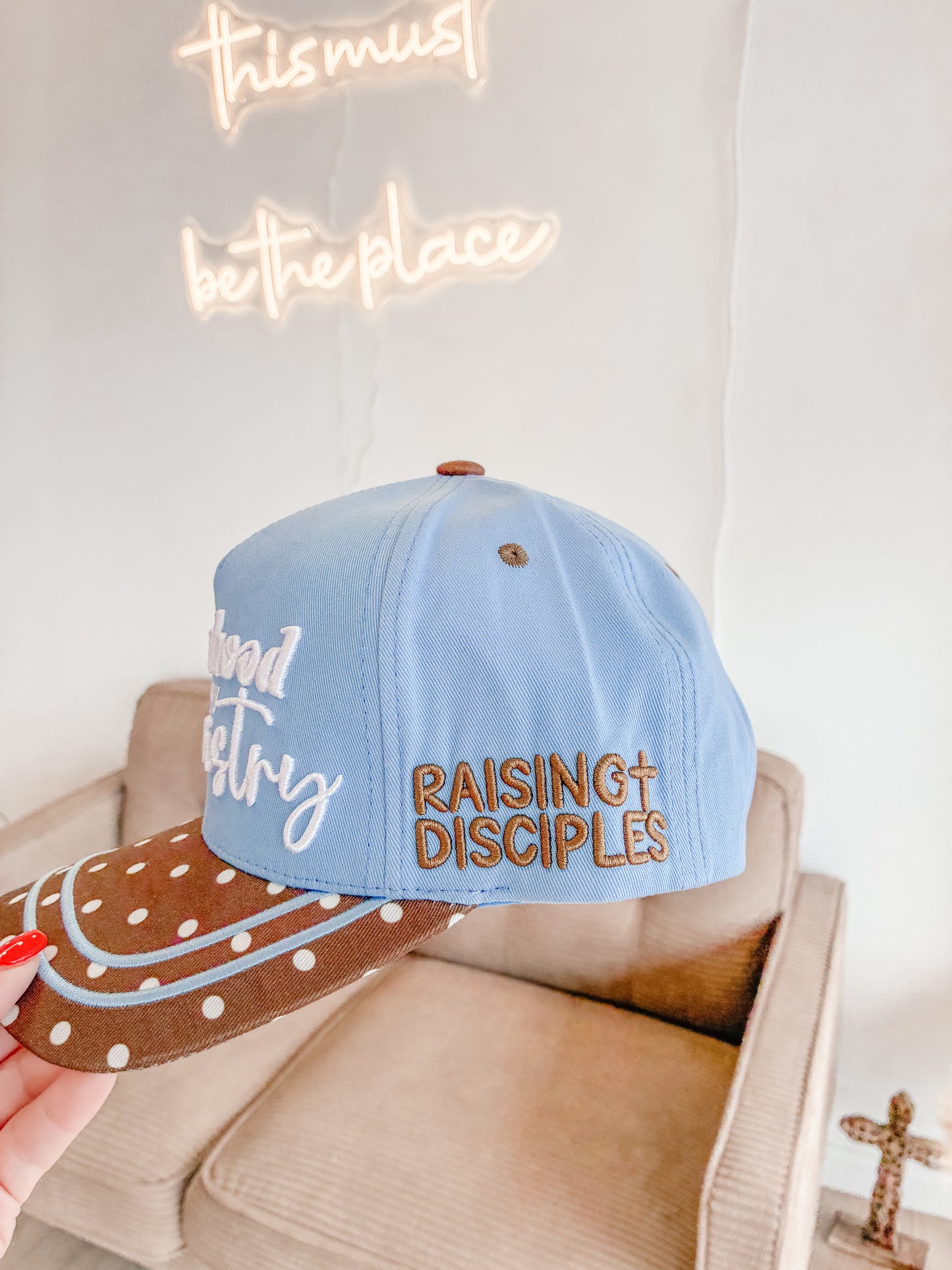 Motherhood is my Ministry Embroidered Hat