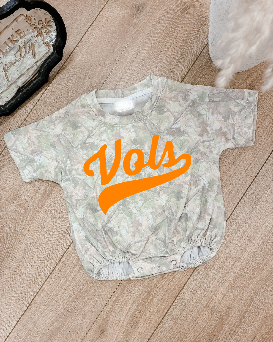 Camo Leaves Vols Baby & Toddler Bubble **PRE-ORDER**
