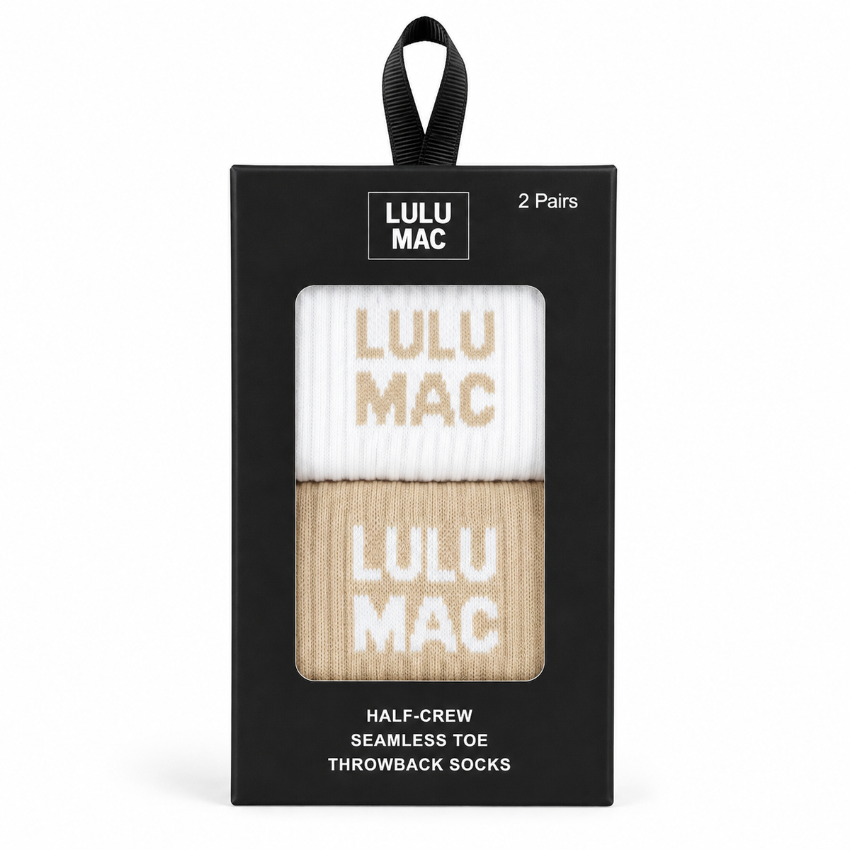 LULUMAC 2 pk socks - Beige