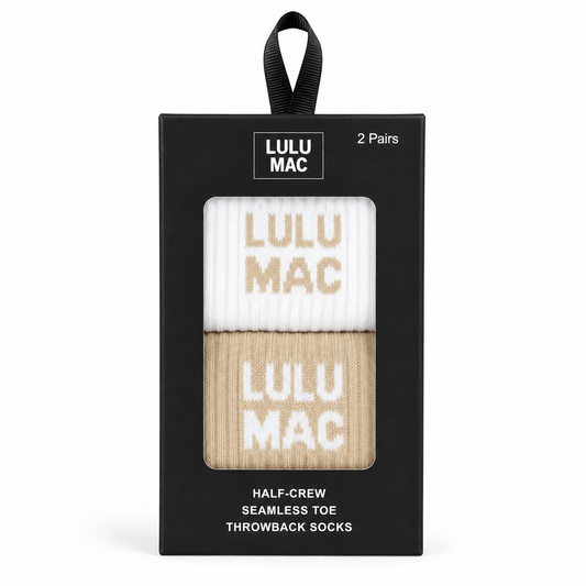 LULUMAC 2 pk socks - Beige