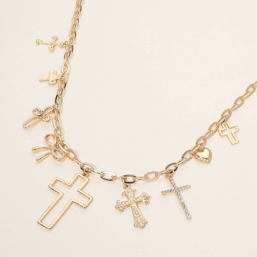 Cross Charm Necklace